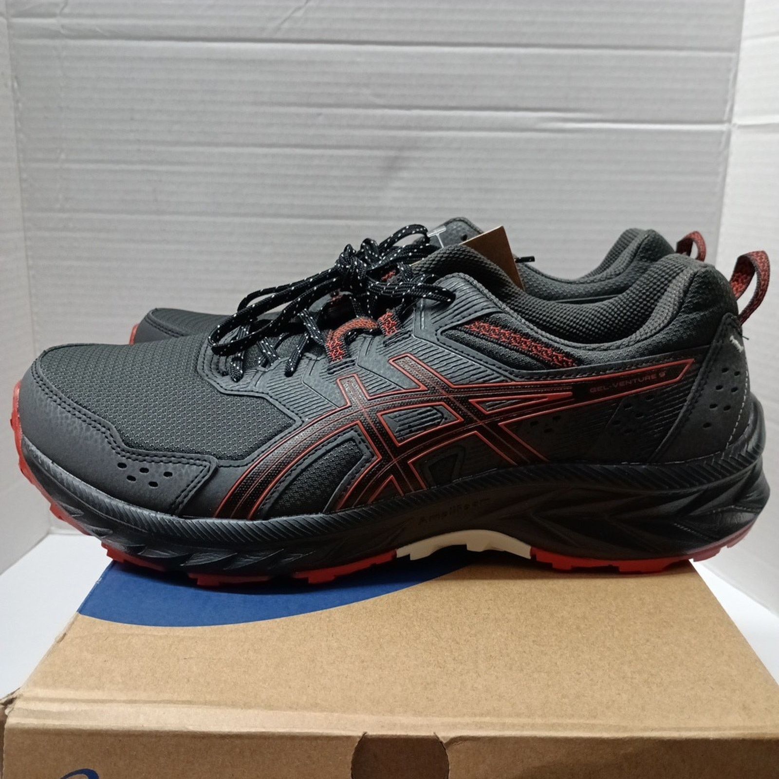 Asics ASICS Gel-Venture 9 Shoes Men's Size 11 Wide (4E) Gray Red Size US 11 / EU 44 - 3 Thumbnail