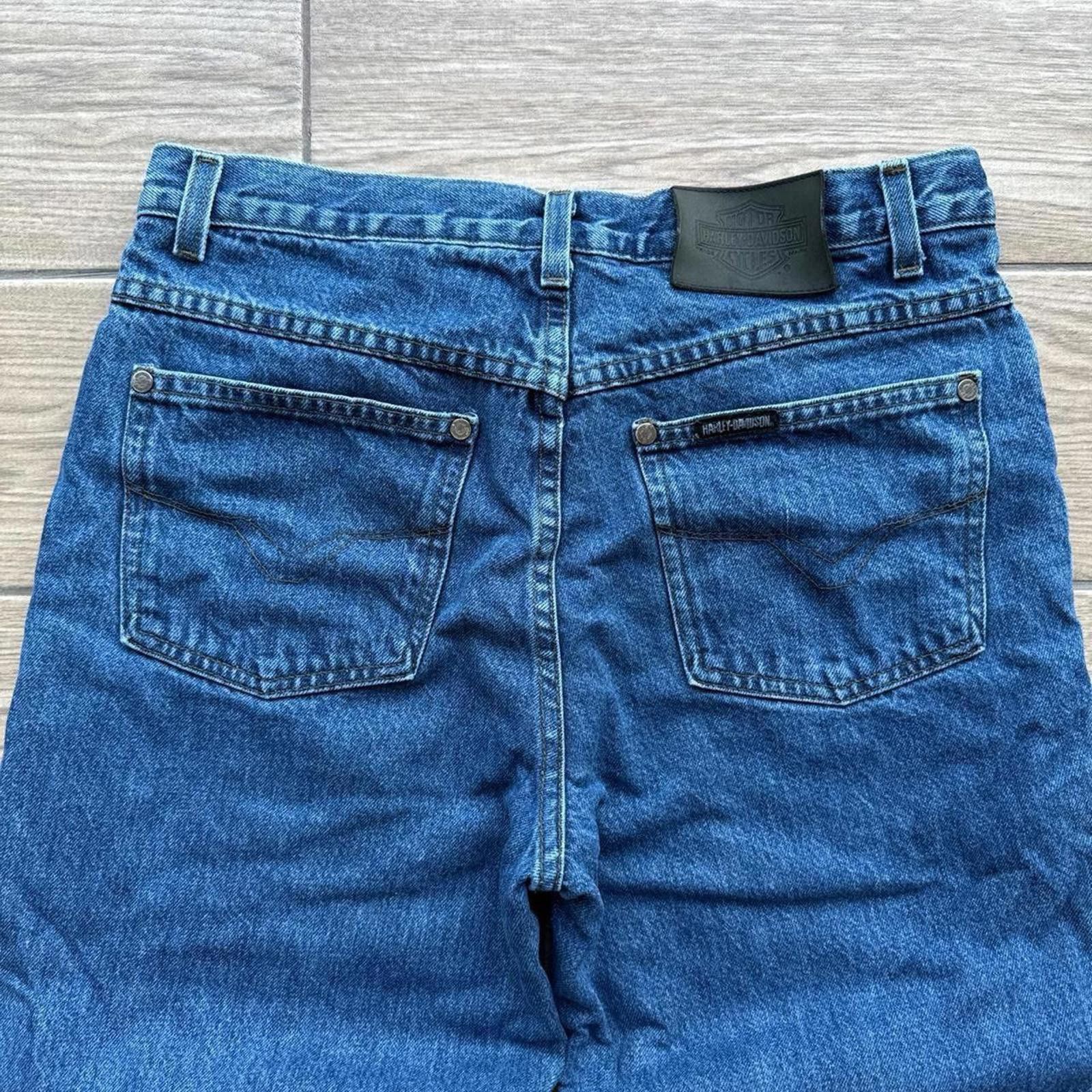 Harley Davidson Y2K Harley Davidson 00s denim jeans Size US 32 / EU 48 - 6 Thumbnail