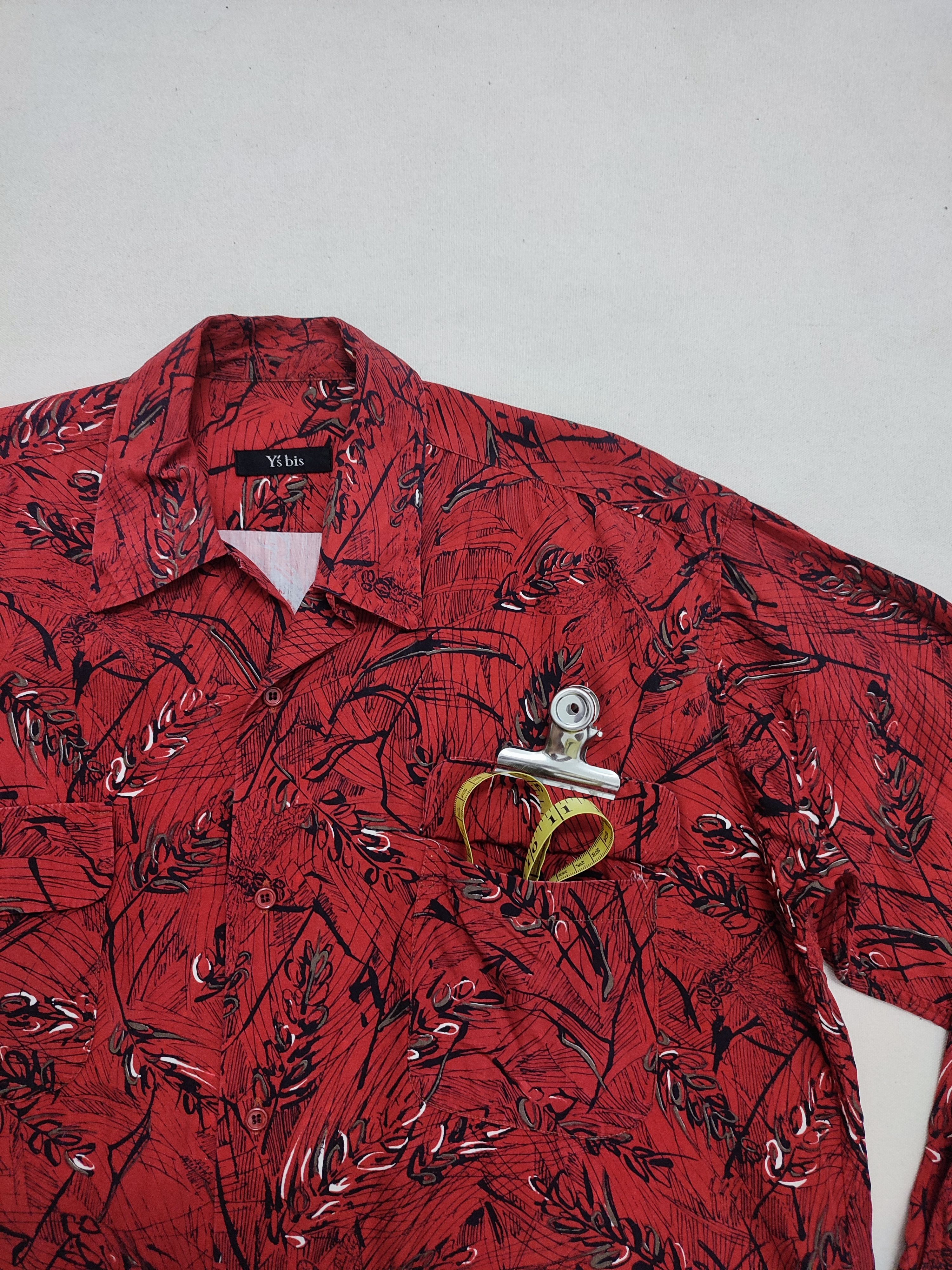 Y's × Yohji Yamamoto Y's Bis by Yohji Yamamoto Rayon Abstract Shirt Size US L / EU 52-54 / 3 - 10 Thumbnail