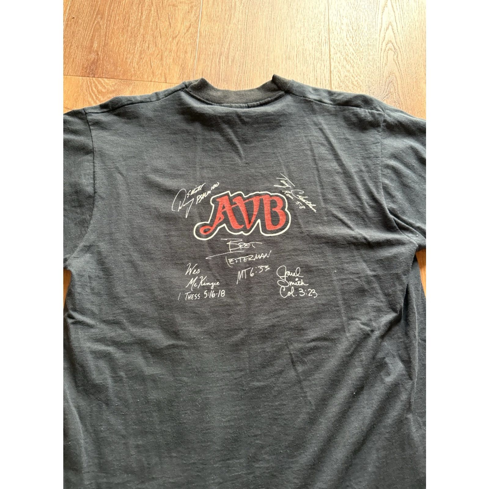 Fruit Of The Loom VINTAGE Song In My Soul Single Stitch Tshirt Christian Band Mens Large Black Stitch L Band Mens VINTAGE Size US L / EU 52-54 / 3 - 7 Thumbnail