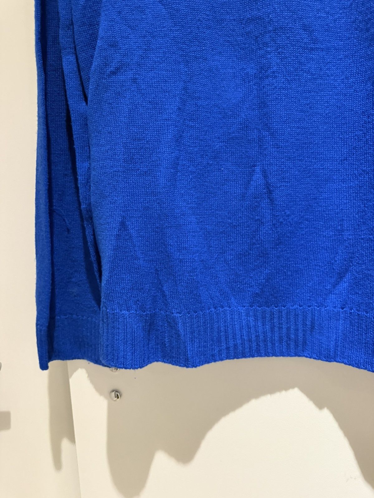 Jil Sander Jill Sander Blue Wool Sweater Size US L / EU 52-54 / 3 - 5 Thumbnail