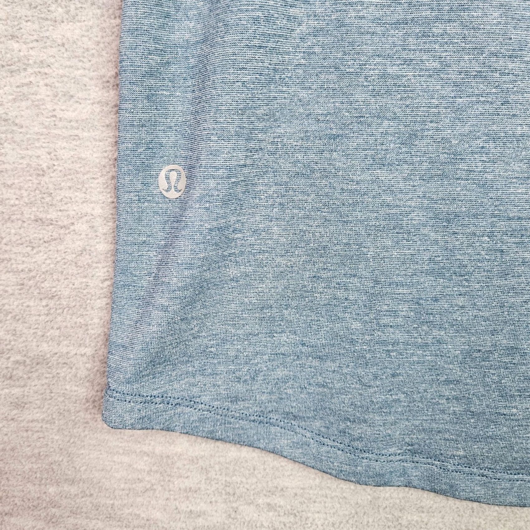Lululemon Lululemon Men T-Shirt Size S Blue Short Sleeve Performance Stretch Workout Shirt Crew Neck Athletic Tee Basic All Seasons Brand: Lululemon Womens? Size US 29 - 5 Thumbnail