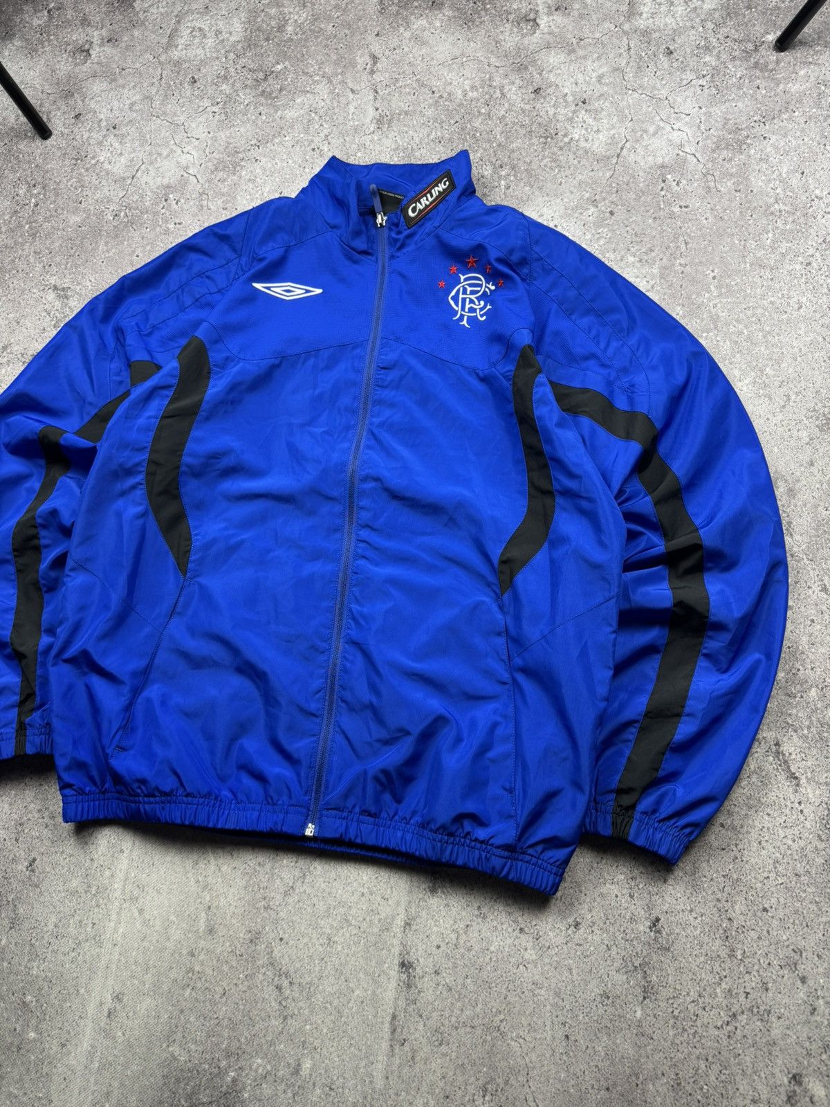 Umbro Vintage Umbro Rangers Track Jacket Football Soccer 2000s Size US S / EU 44-46 / 1 - 2 Thumbnail