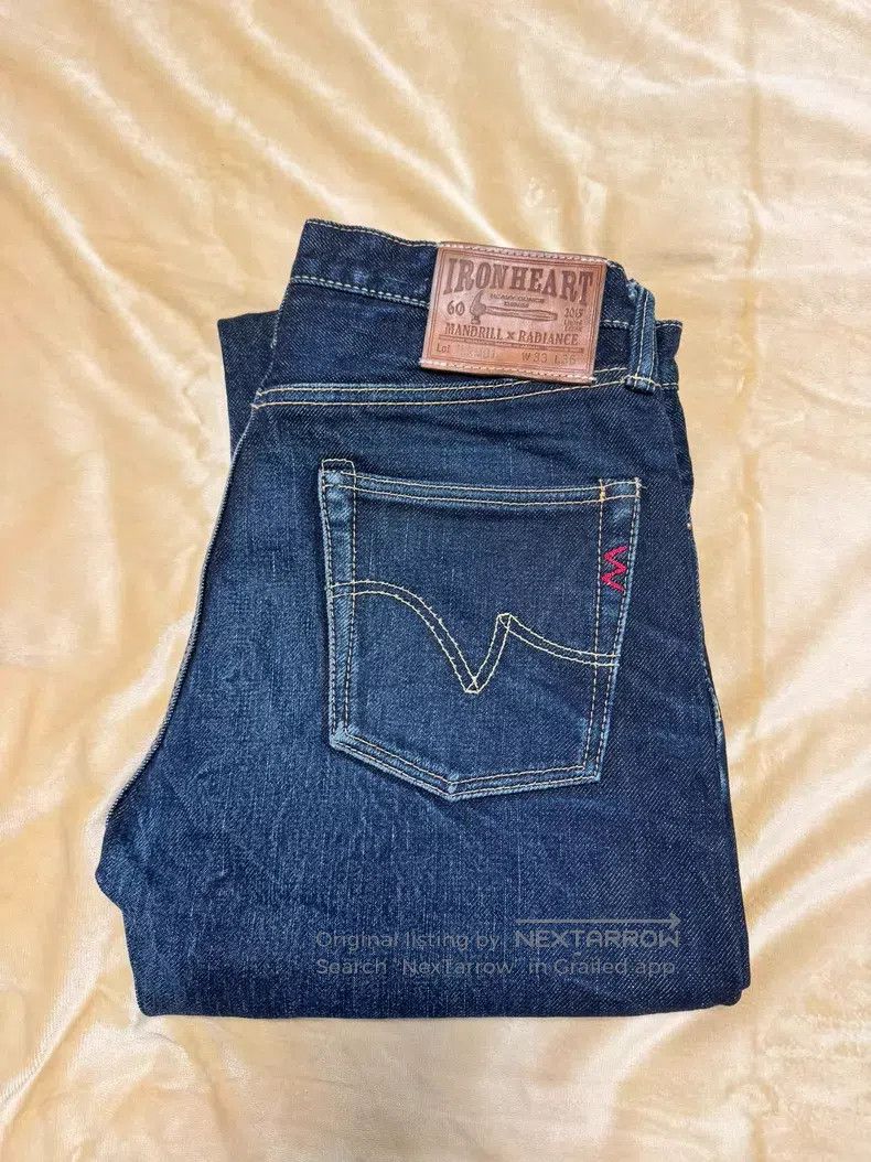 Iron Heart Iron Heart Red-eared jeans Size US 30 / EU 46 - 1 Thumbnail