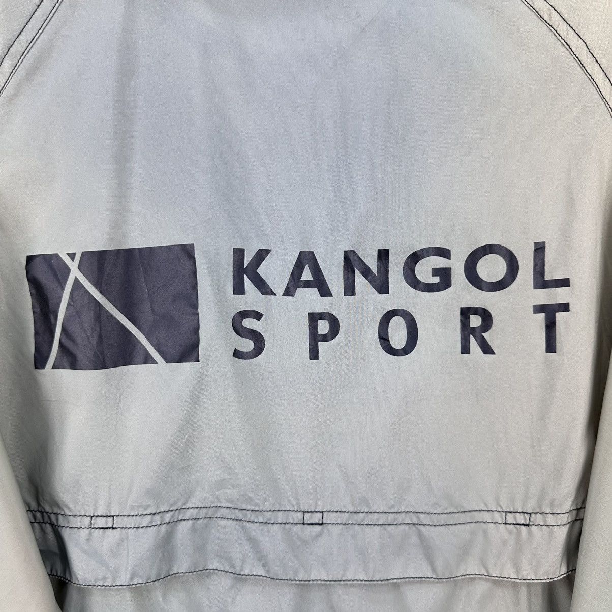 Kangol Vintage Kangol Sport Big Logo Nylon Jacket Hoodie Size M / US 6-8 / IT 42-44 - 9 Thumbnail