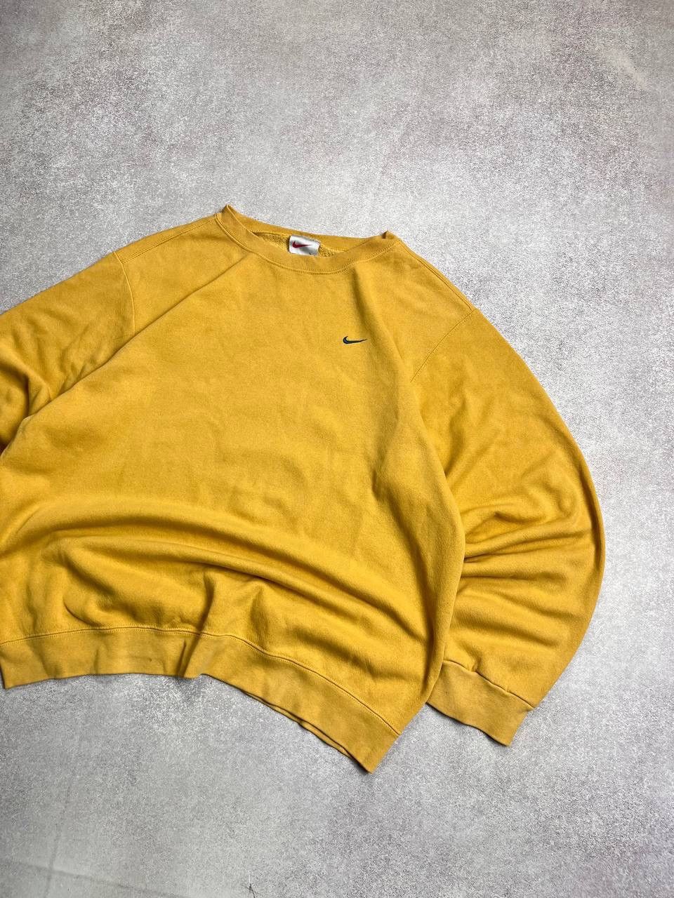 Nike × Vintage VINTAGE 90’s NIKE SWOOSH BOXY SWEATSHIRT Y2K L Size US L / EU 52-54 / 3 - 2 Thumbnail