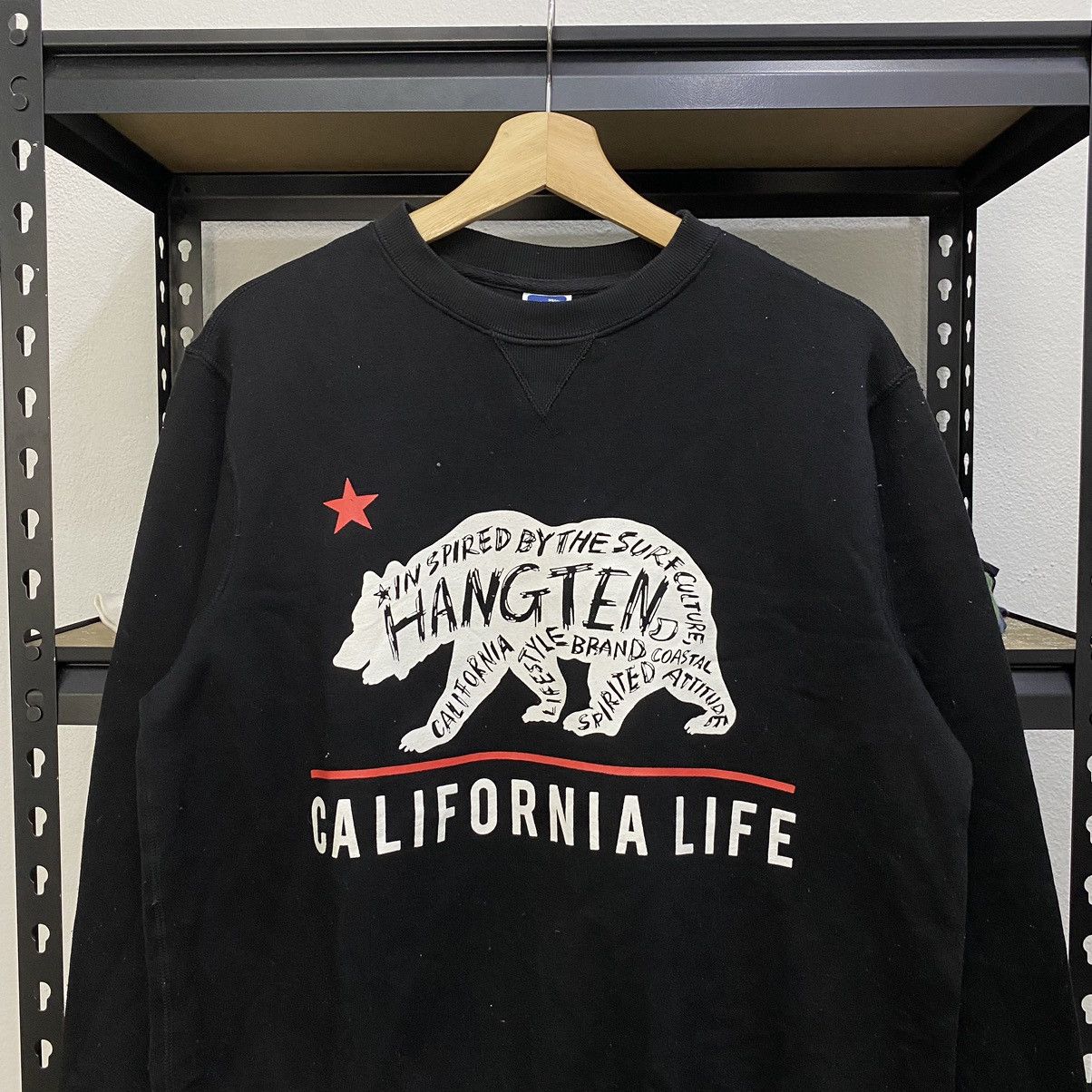 Hang Ten × Vintage Vintage Hang Ten Surfboarding Hawaii Sweatshirt Size US M / EU 48-50 / 2 - 2 Thumbnail