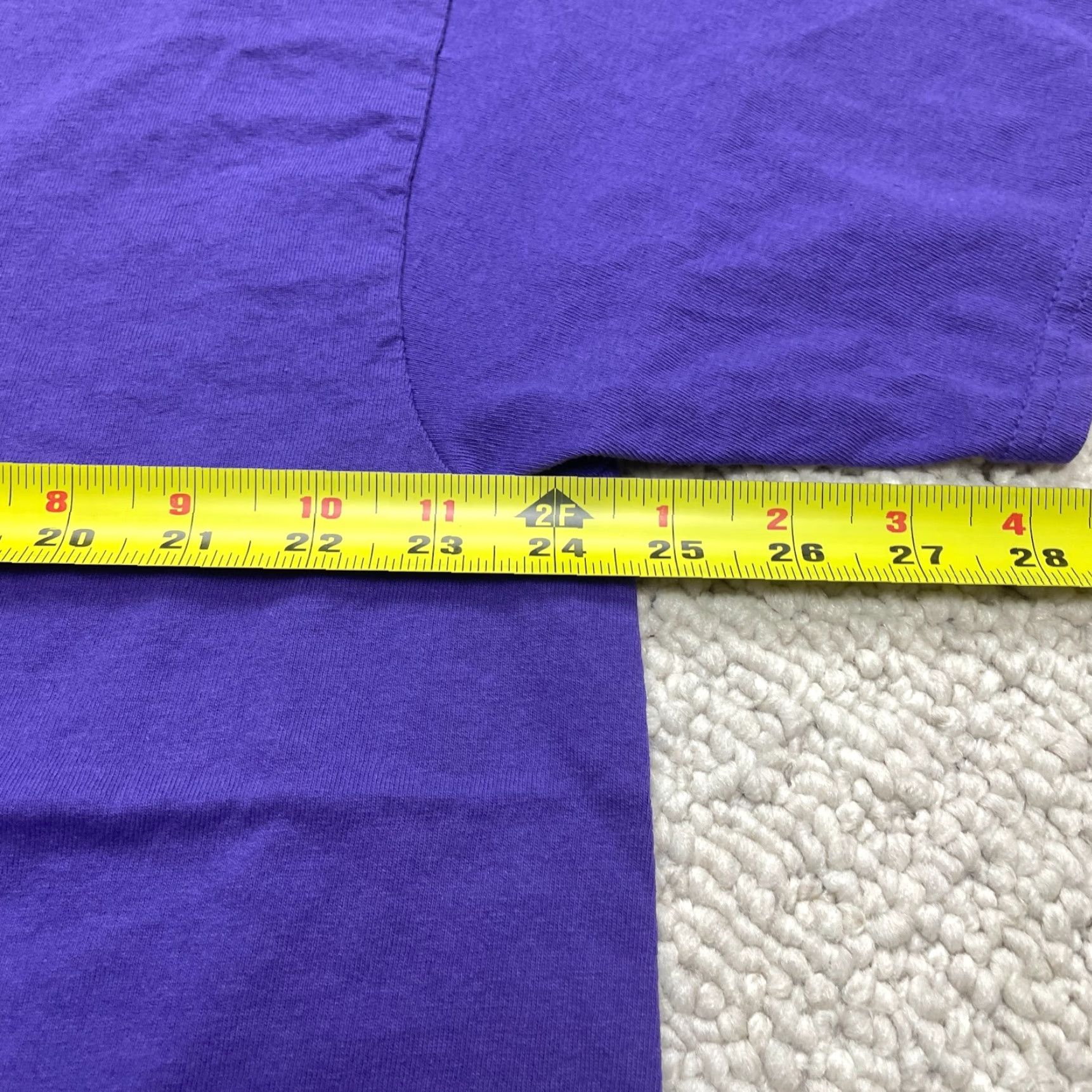 Port & Company Port & Company Core Cotton Shirt Adult 2XL Purple Short Sleeve T-Shirt Men Regular Solid Size US XXL / EU 58 / 5 - 4 Thumbnail