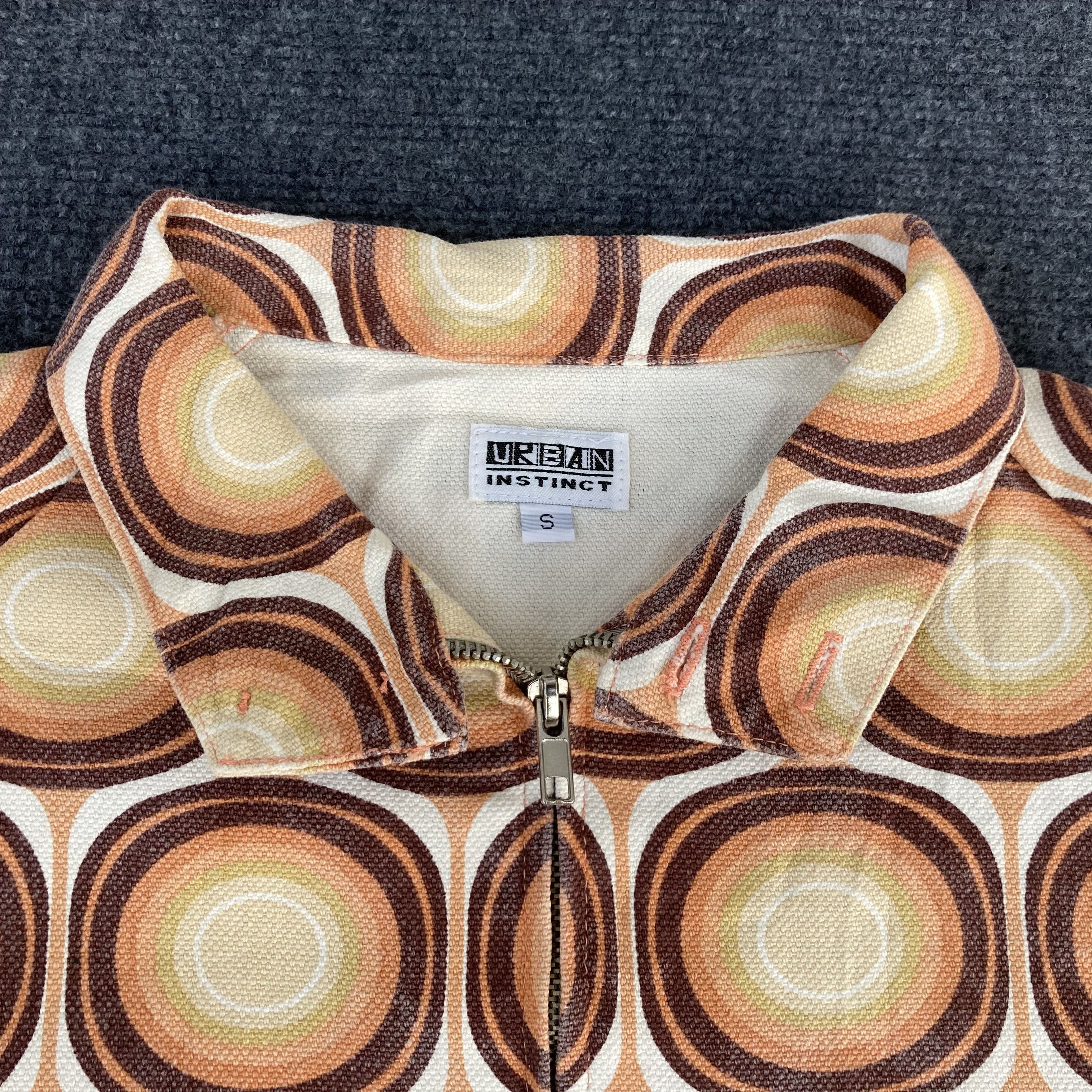 Vintage Vtg Urban Instinct Psychedelic Boxy Jacket Size US S / EU 44-46 / 1 - 2 Thumbnail
