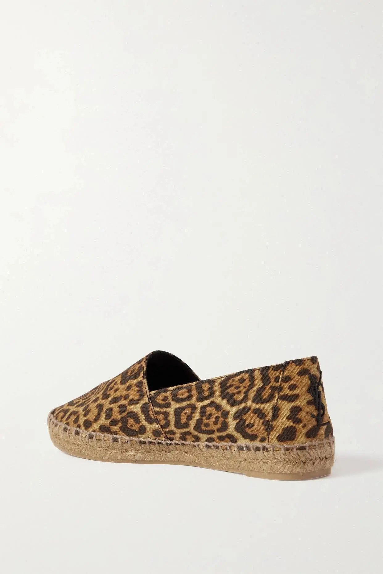 Saint Laurent Paris o1s1wg110724 Cassandre Embroidered Espadrilles Print Size US 6.5 / EU 39-40 - 4 Thumbnail