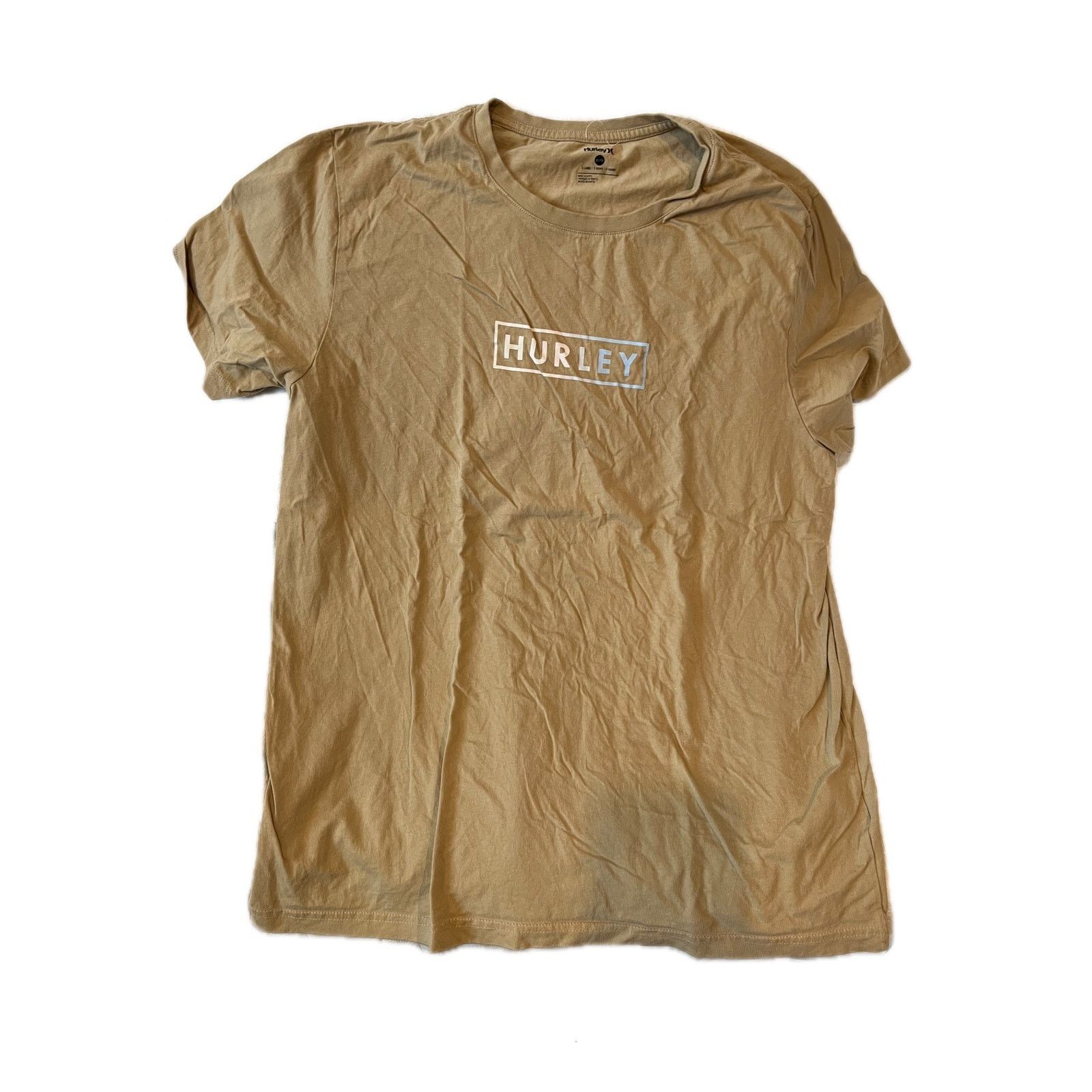 Hurley Hurley Skate Print Tan T-Shirt Mens XL Size US XL / EU 56 / 4 - 1 Thumbnail