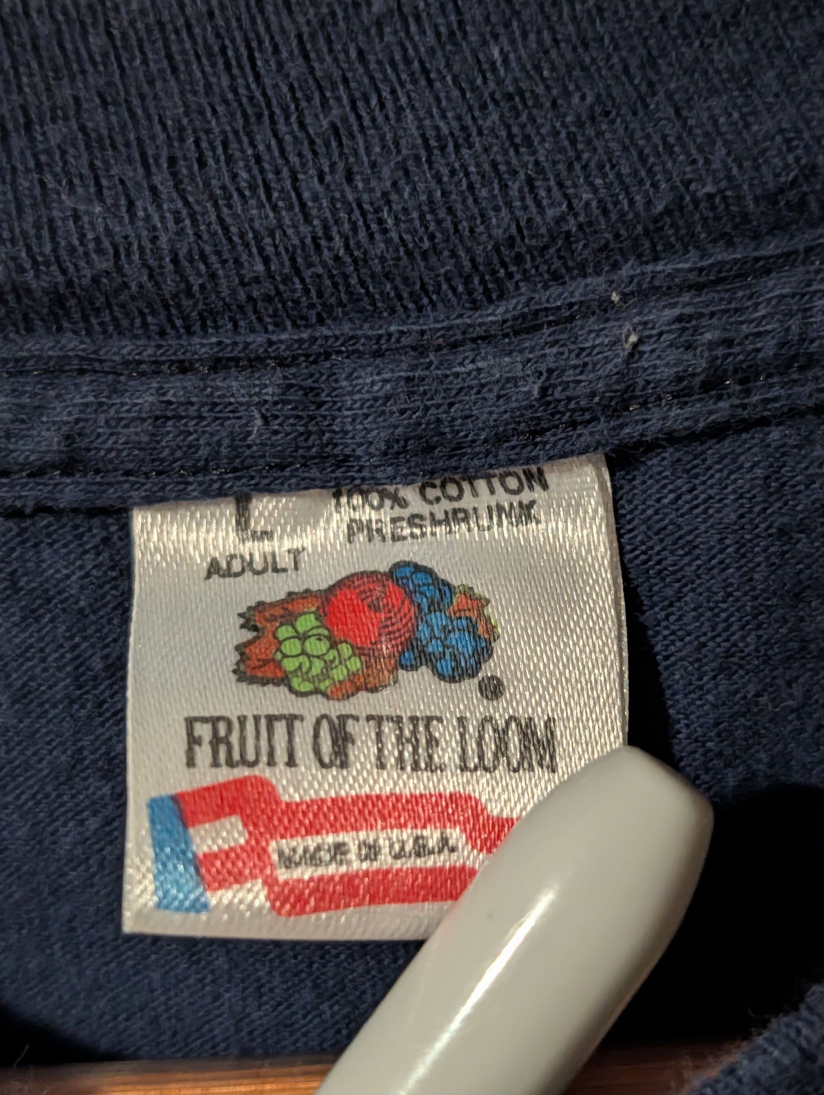 Fruit Of The Loom Vintage 90s Late Show David Letterman T Shirt Fruit Loom Size US L / EU 52-54 / 3 - 4 Thumbnail