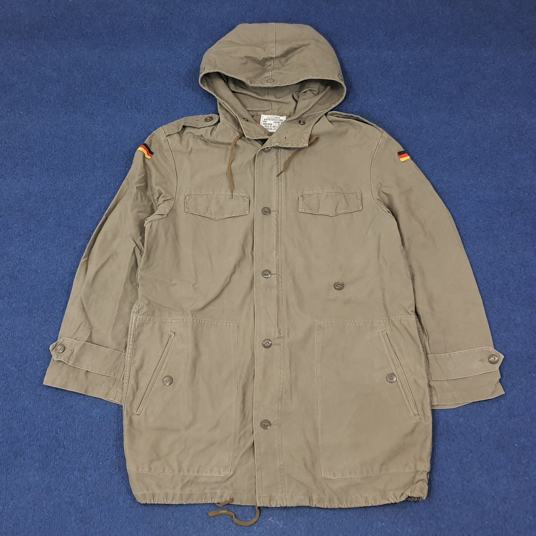 Express × Vintage Vintage JEAN EXPRESS GERMANY Army Military Jacket C233N5 Size US L / EU 52-54 / 3 - 1 Thumbnail