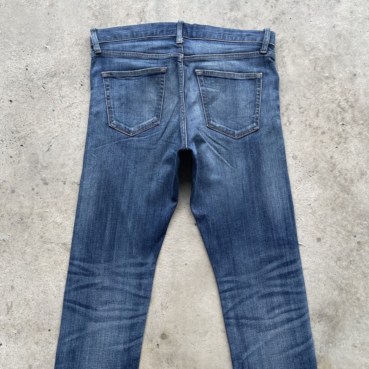 Japanese Brand Vintage Selvedge Japanese Distressed Faded Jeans Denim Pants Size US 33 - 9 Thumbnail