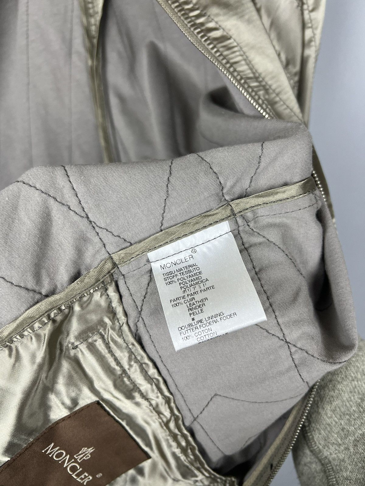Moncler Moncler RARE Vintage Nylon Zip Up Jacket Size S / US 4 / IT 40 - 7 Thumbnail