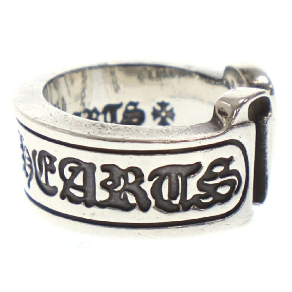 Chrome Hearts CHROME HEARTS LARGE SCROLL LABEL RING SILVER Size ONE SIZE - 6 Thumbnail