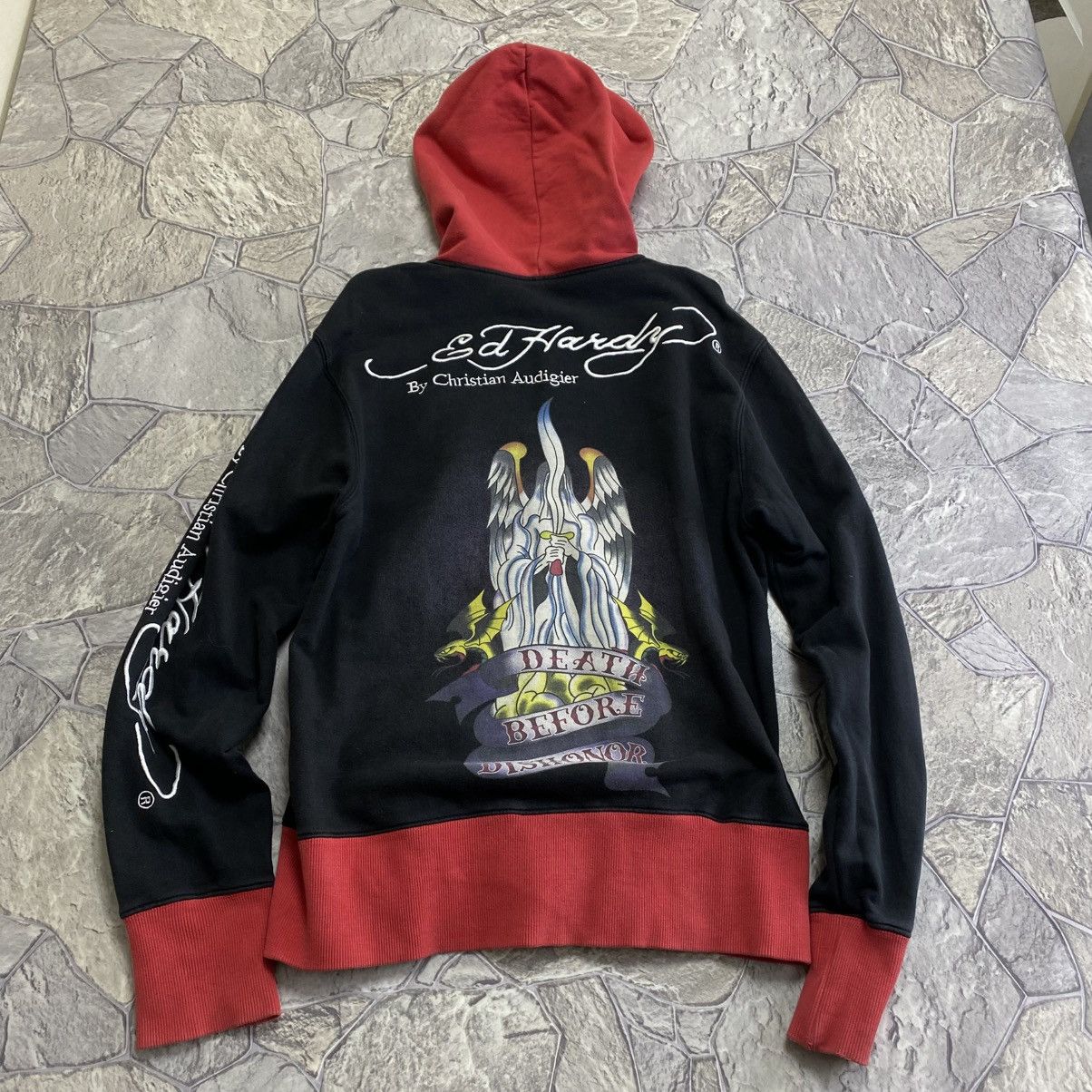 Ed Hardy Vintage Ed Hardy Hoodie Big Logo Size US M / EU 48-50 / 2 - 8 Thumbnail