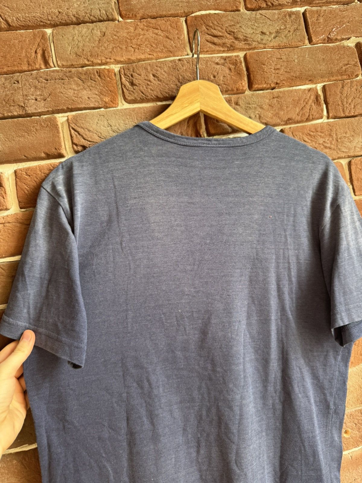 Adidas Vintage 80s Adidas USA Spellout Logo Sun Faded T Shirt Rare Size US L / EU 52-54 / 3 - 10 Thumbnail