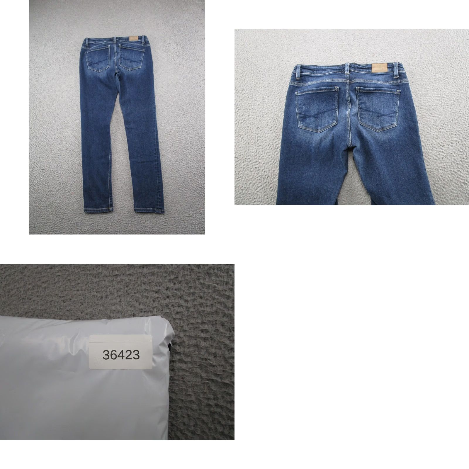 Vintage BKE Buckle Jeans Women 5-Pocket Skinny Denim Stretch Blue Size 29 Regular XS Size 29" - 9 Thumbnail