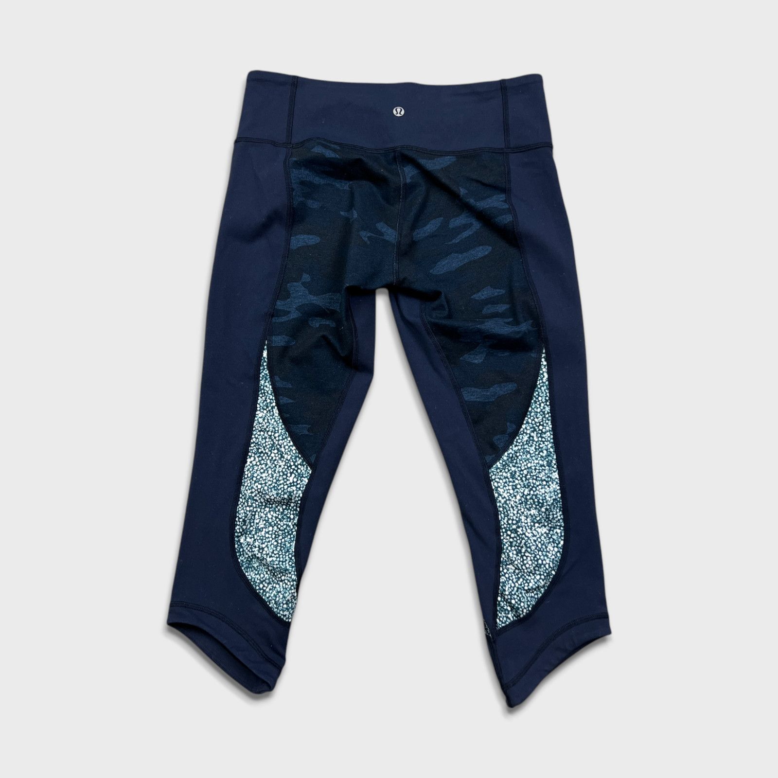 Lululemon Lululemon Wunder Under Crop Full-On Luon Mid Rise Leggings Size 30" / US 8 / IT 44 - 4 Thumbnail