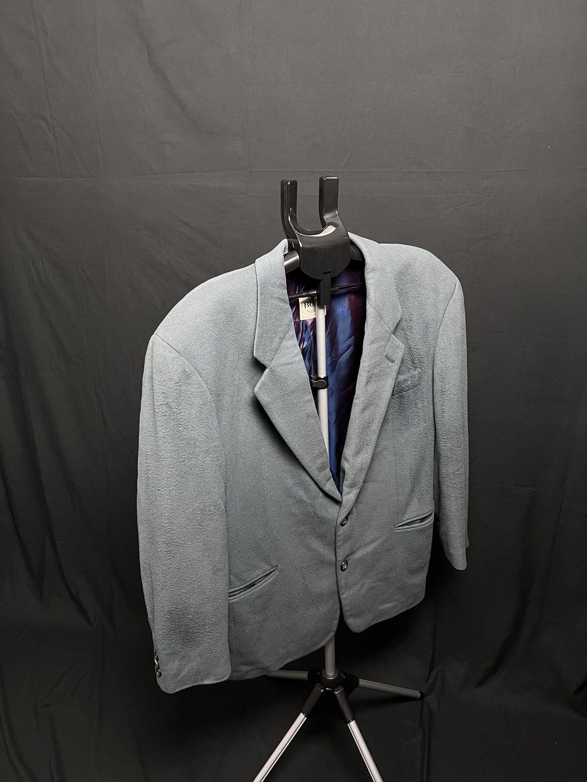 Hugo × Hugo Boss × Vintage 🔴 Vintage cashmere-wool Hugo Boss twenty Don Gil blazer Size 52R - 2 Thumbnail