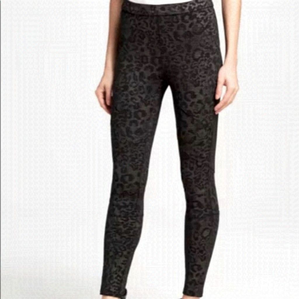 Free People Free People Leopard Print Ponte Stretch Pant Leggings- S Size 28" / US 6 / IT 42 - 1 Thumbnail