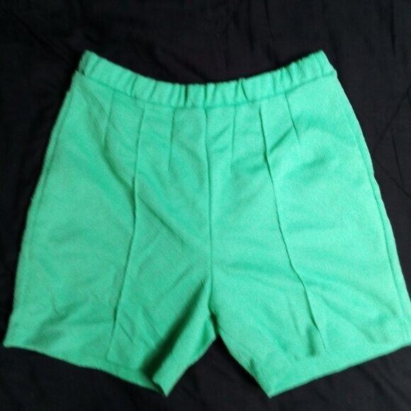 Other Vintage 60s K-Mart Neon Green Polyester Shorts Size 34" / US 12 / IT 48 - 1 Thumbnail
