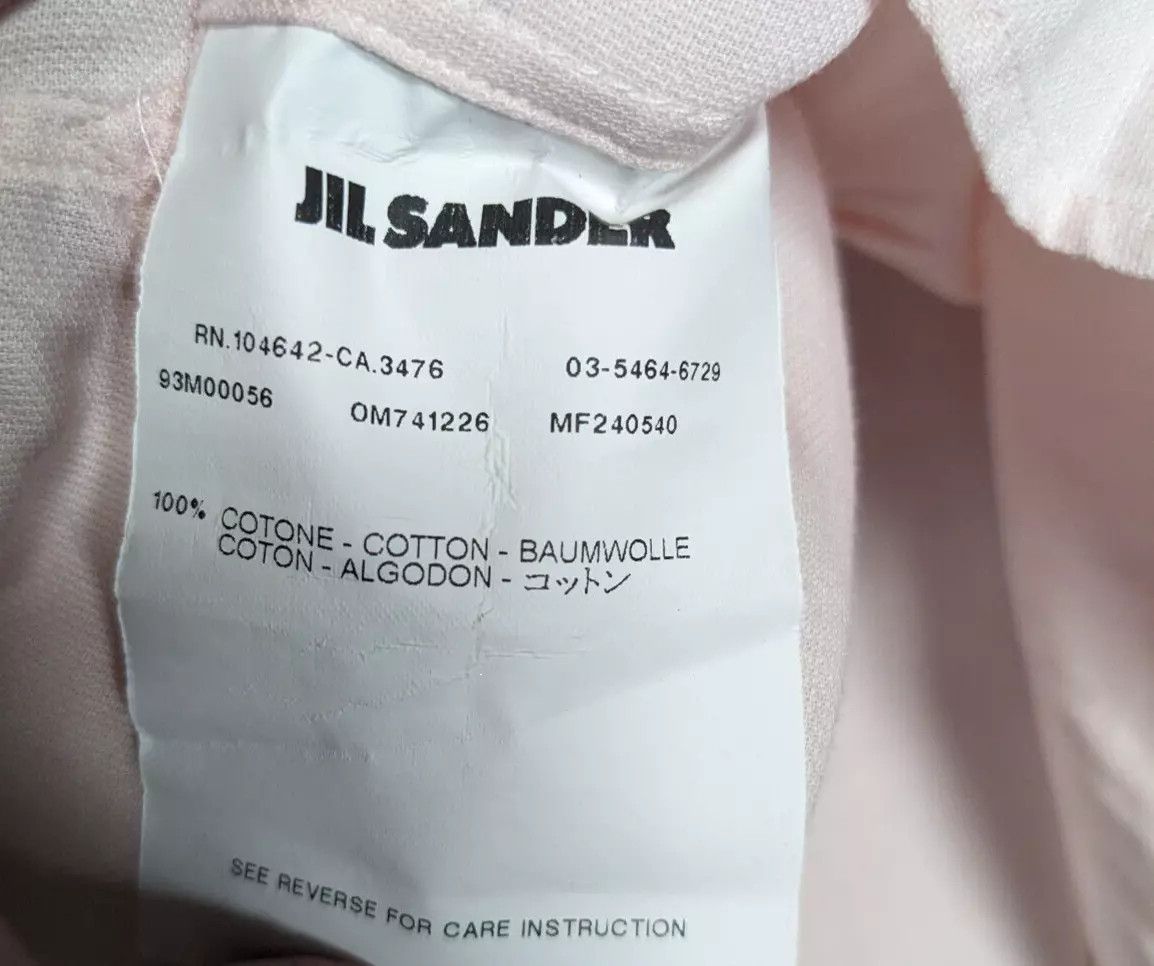 Jil Sander Jil Sander Tailor Made Cotton Pink Men’s Shirt Size 39 Size US S / EU 44-46 / 1 - 5 Thumbnail