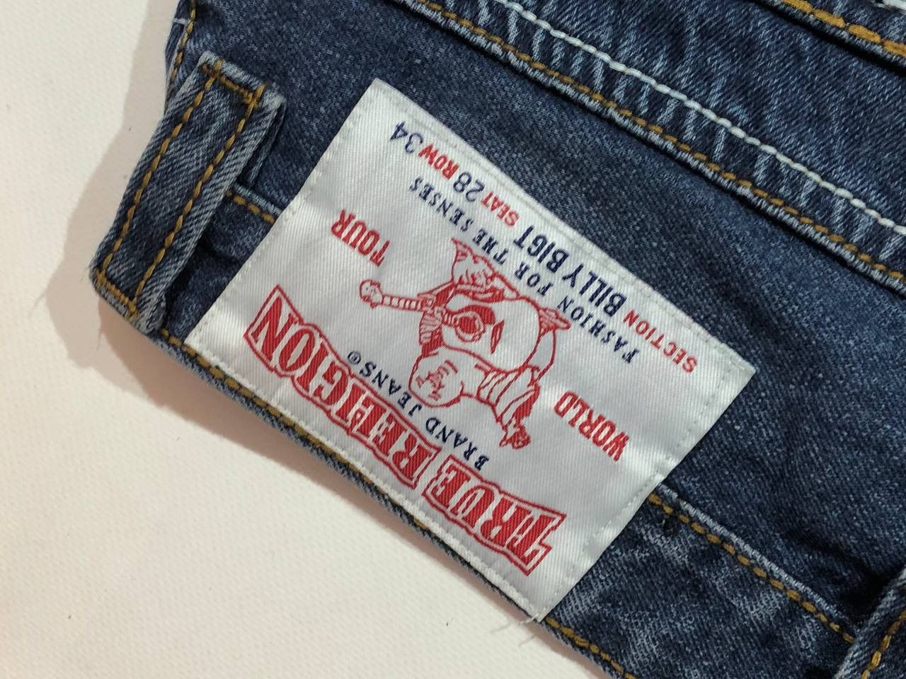 True Religion × Vintage True Religion USA Jeans Vintage Size US 28 / EU 44 - 7 Thumbnail