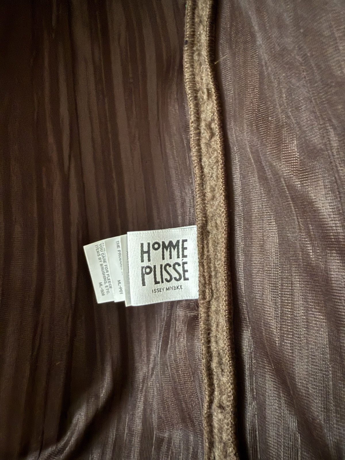 Homme Plisse Issey Miyake Fleece Pleats Jacket Size 3 Size US M / EU 48-50 / 2 - 5 Thumbnail