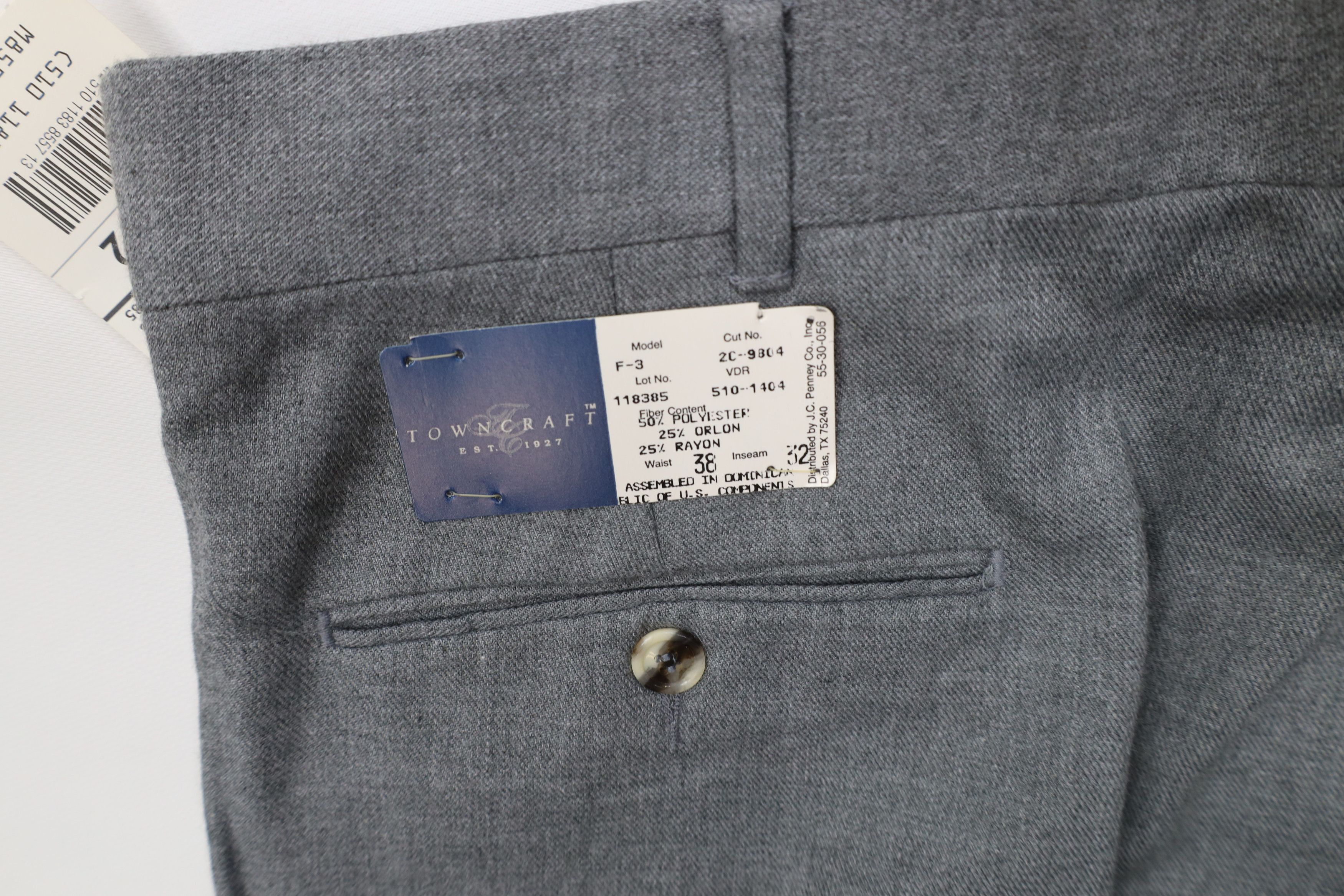 Vintage Deadstock Vintage 70s Streetwear Gabardine Wide Leg Pants Size US 38 / EU 54 - 13 Thumbnail