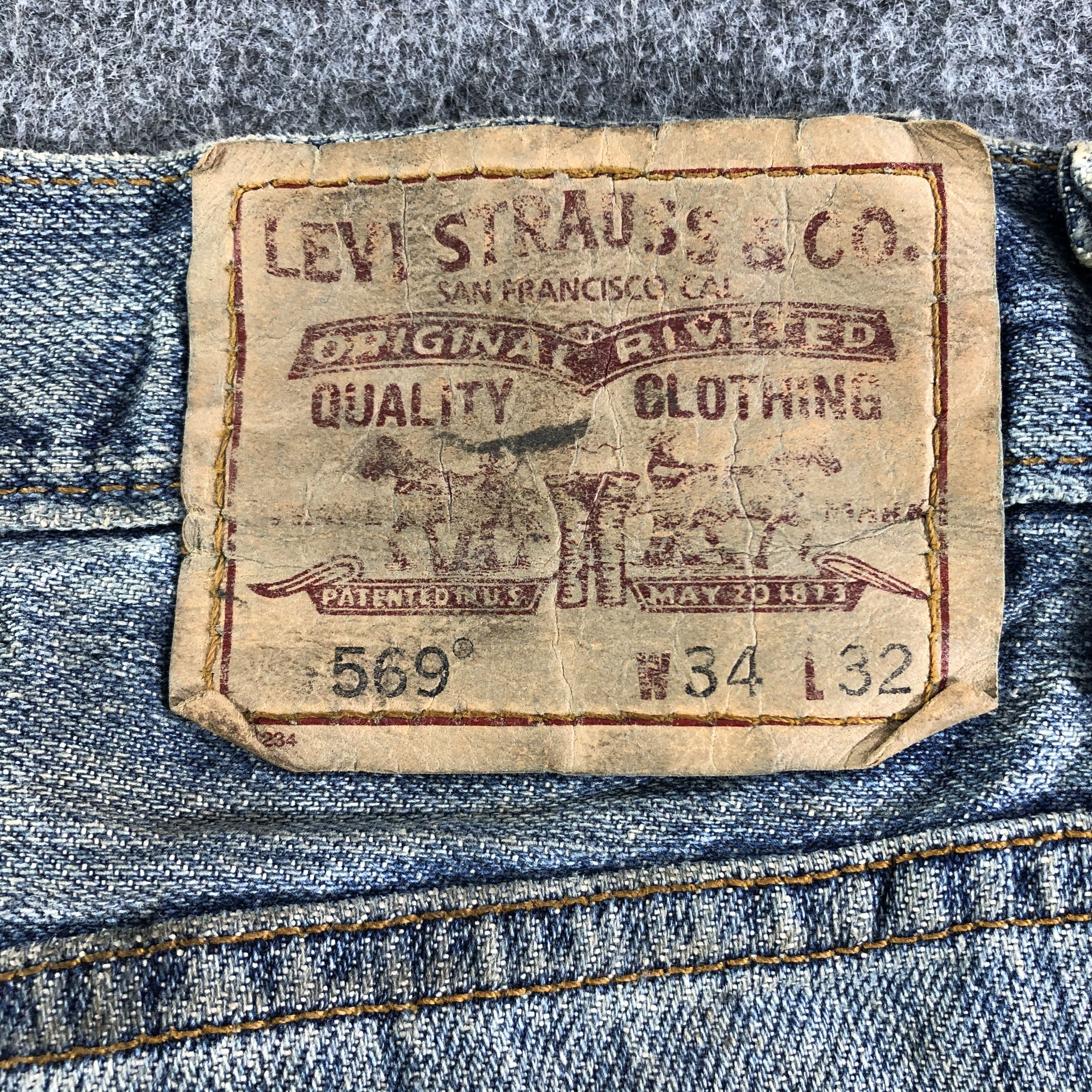 Levi's Vintage Blue Wash Levis 569 Jeans-J3014 Size US 36 / EU 52 - 5 Thumbnail