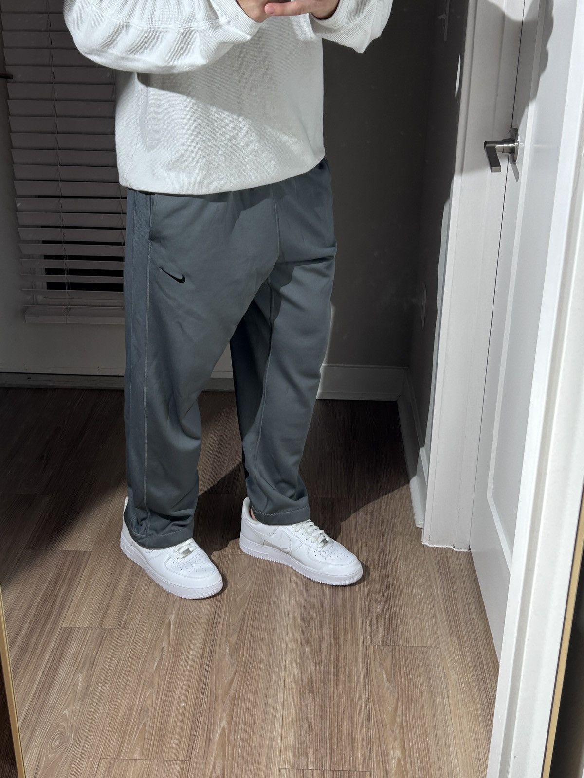NIKE VINTAGE NYLON DRILL PANTS L