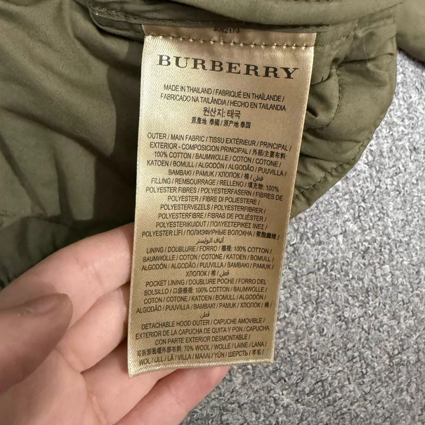 Burberry Burberry military green hooded jacket 46 99 new Size US S / EU 44-46 / 1 - 4 Thumbnail