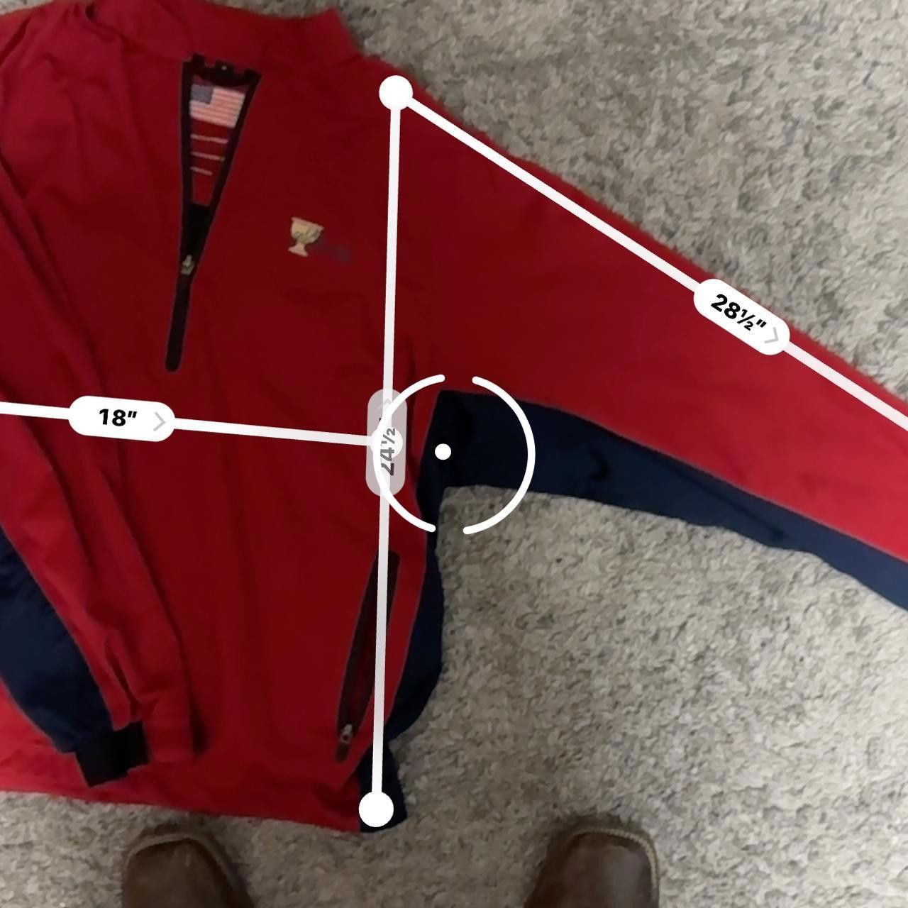 Designer Men's Red Sweatshirt Size US M / EU 48-50 / 2 - 4 Thumbnail