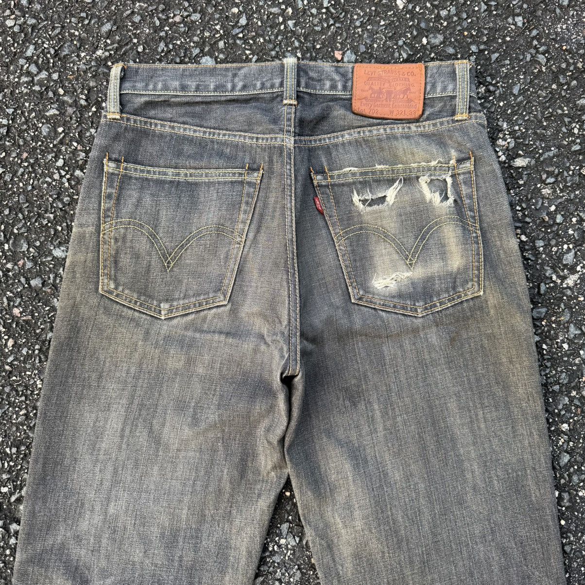 Levi's Vintage Clothing VINTAGE LEVI'S 702 BLACK RUSTY FADED JEAN DENIM PANTS Size US 33 - 9 Thumbnail
