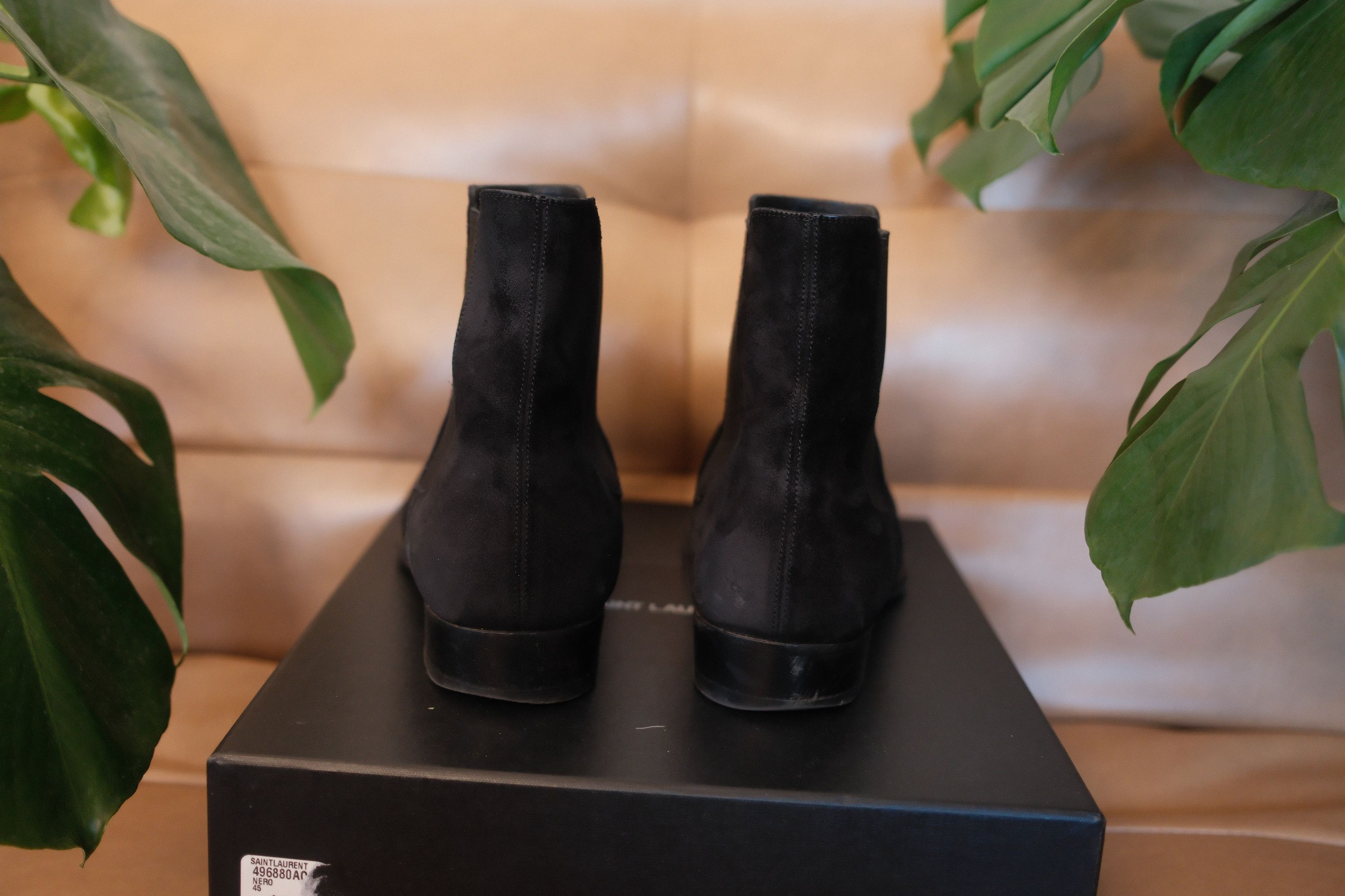 Saint Laurent Paris Wyatt Suede Chelsea Boots Size US 13 / EU 46 - 4 Thumbnail