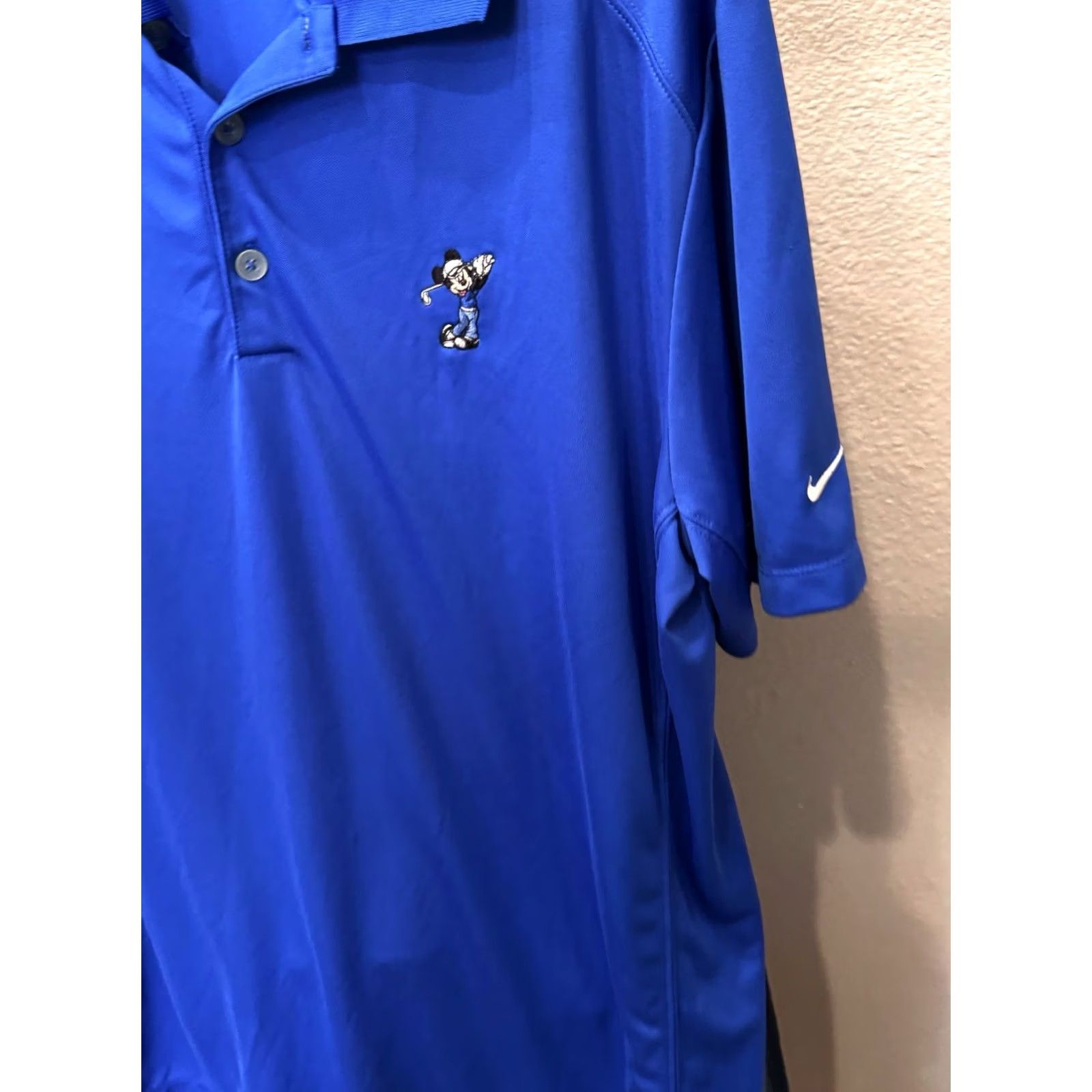 Nike Mickey Mouse Golfing POLO SHIRT XL Mens