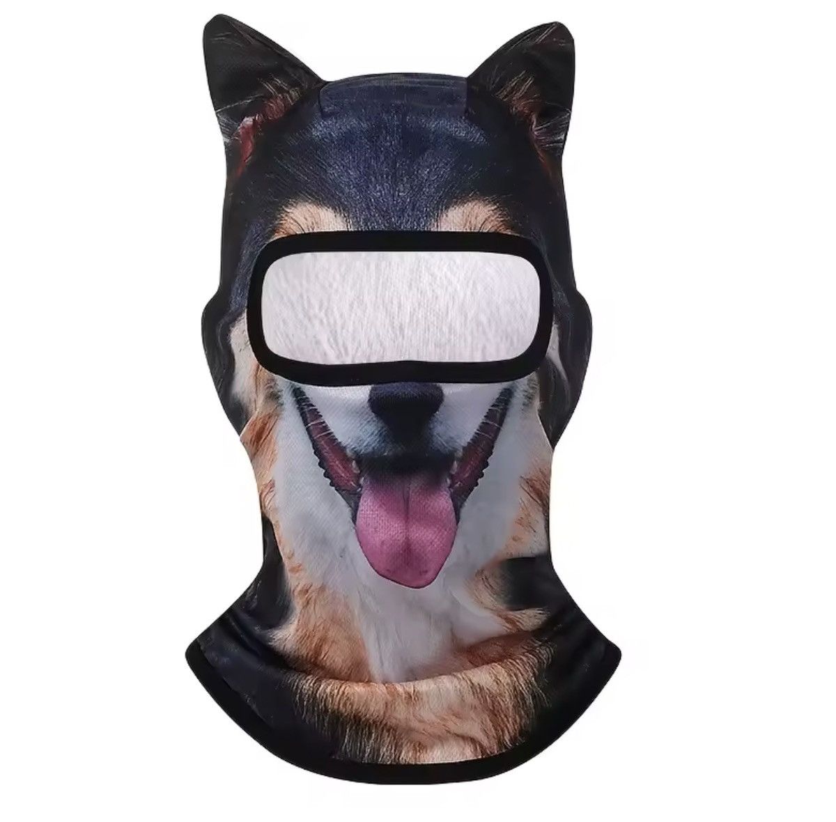Japanese Brand 3D Dog Ski BalaclavaAnimal Face Covering Full Face Size ONE SIZE - 2 Thumbnail