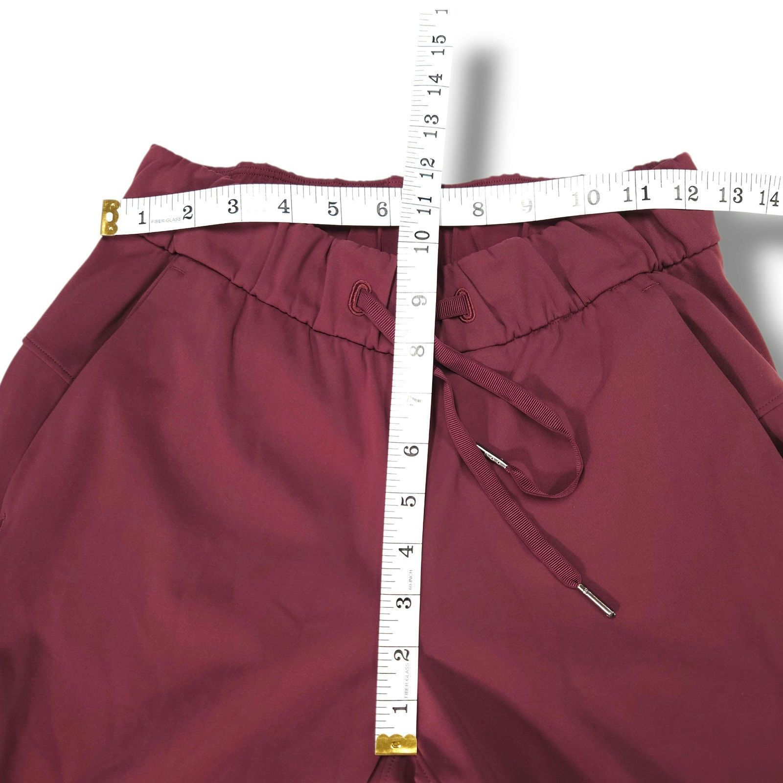 Lululemon Lululemon On The Fly Pant Tapered Burgundy Redwood 2 Size 26" / US 2 / IT 38 - 6 Thumbnail