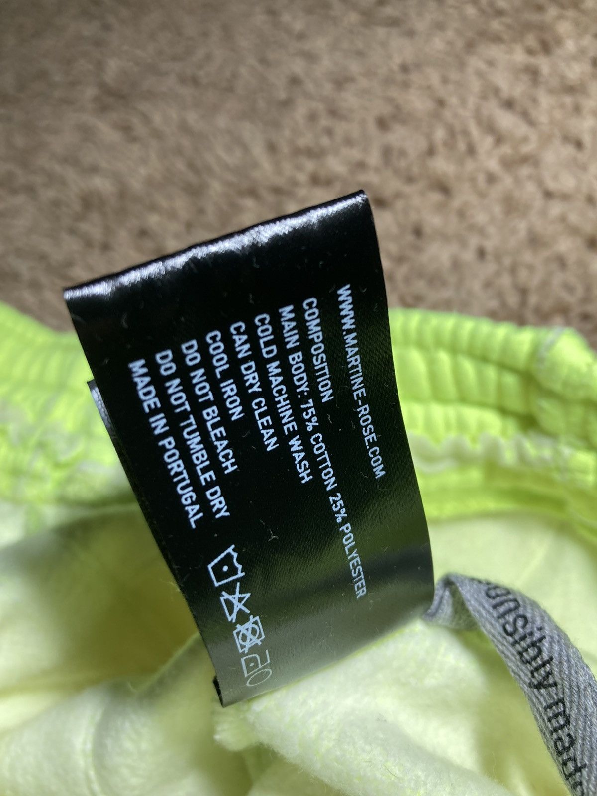 Martine Rose New AW20 Martine Rose Volt Brick Road Sweatpants Green 2020 Size US 32 / EU 48 - 9 Thumbnail