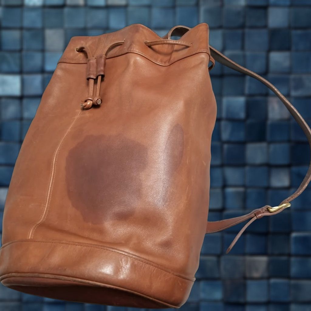 Coach VINTAGE Coach Duffle Bag Medium Brown Leather 90s Classic USA Womens Size ONE SIZE - 1 Thumbnail
