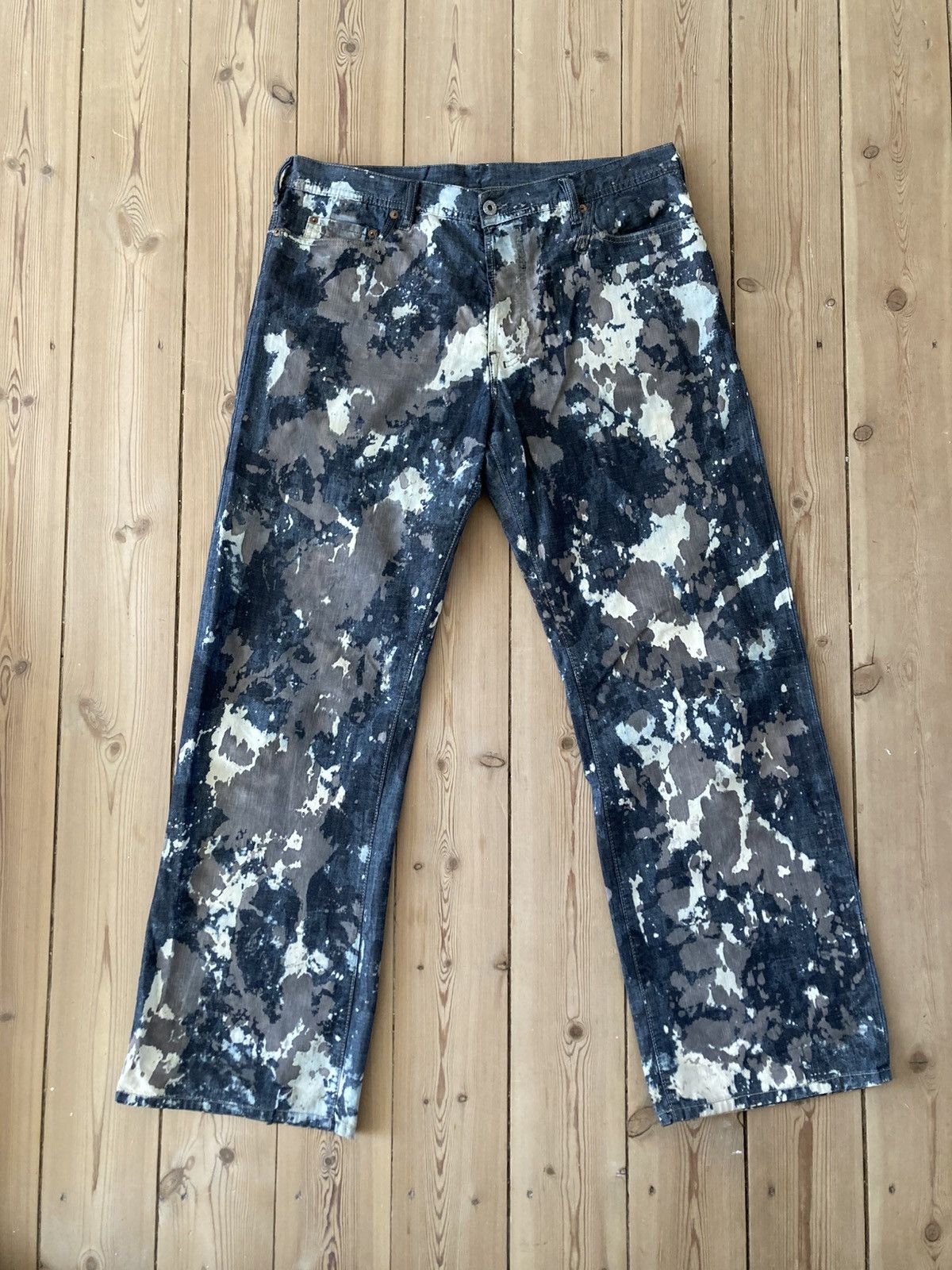 Diesel Rare wide fit diesel splash denim Size US 34 / EU 50 - 3 Thumbnail