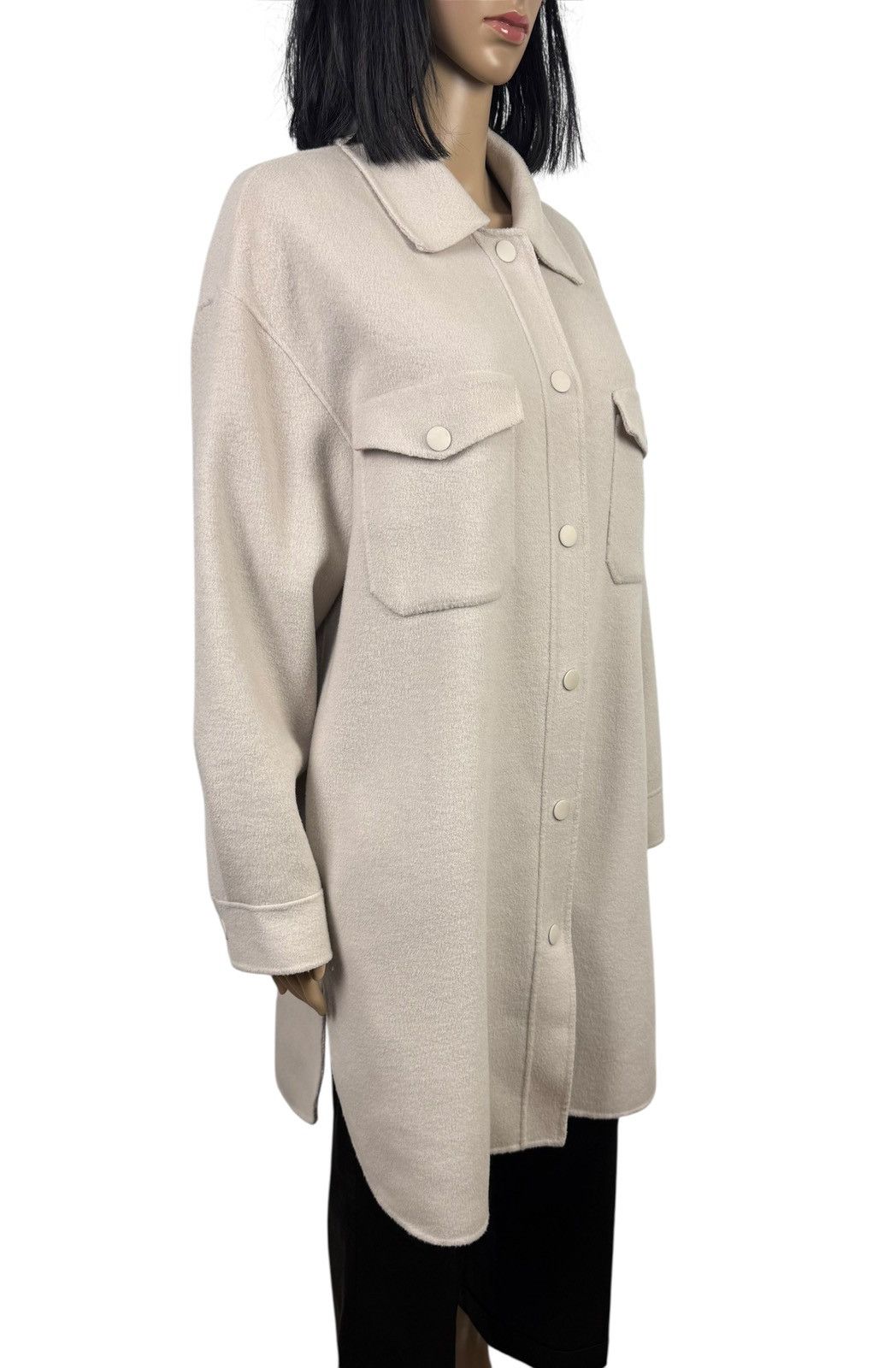 Massimo Dutti Massimo Dutti Wool Coat Collared Button Up Shaket size S Size S / US 4 / IT 40 - 5 Thumbnail