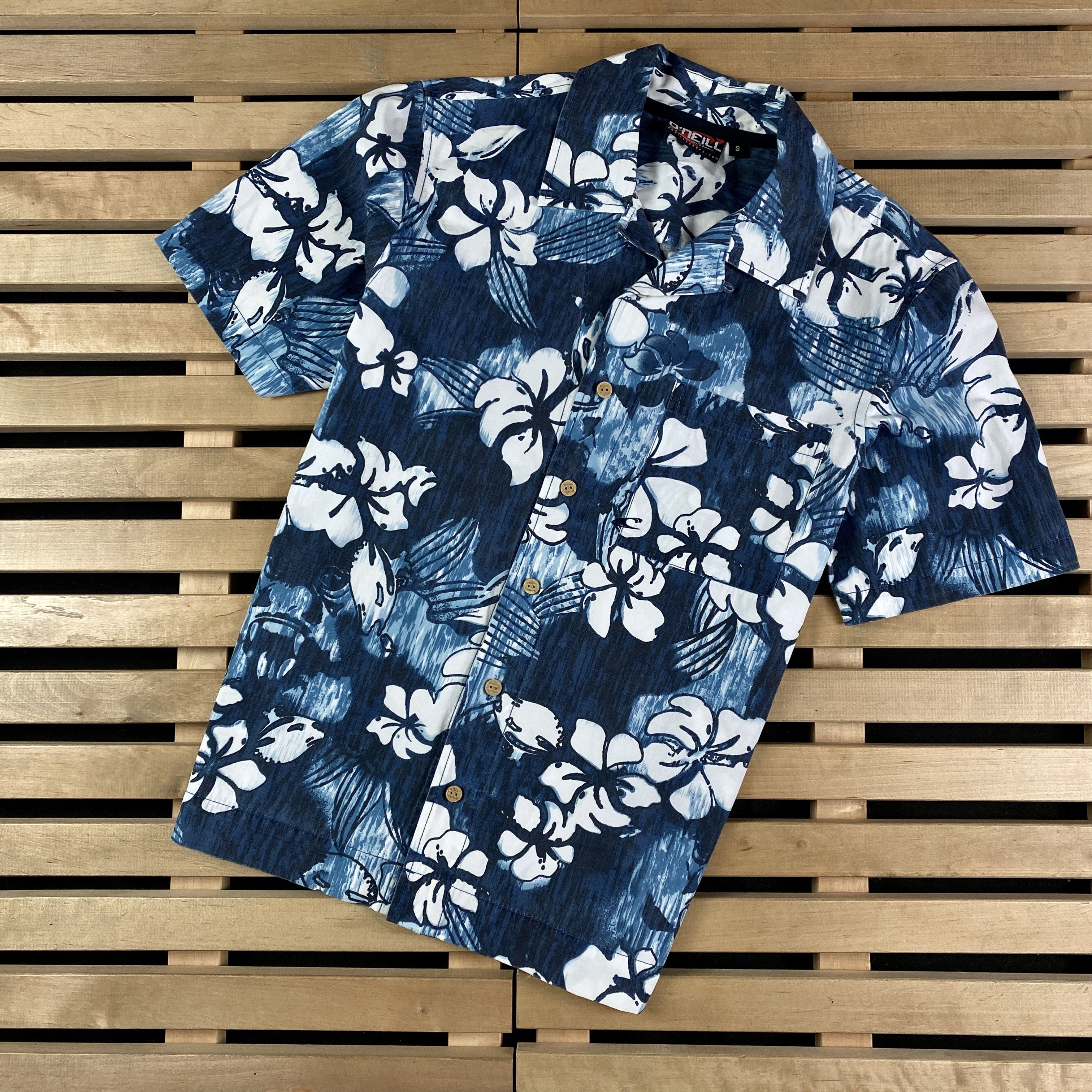 O'Neill Mens Hawaiian Shirt Short Sleeve O Neill Size S Size US S / EU 44-46 / 1 - 1 Thumbnail