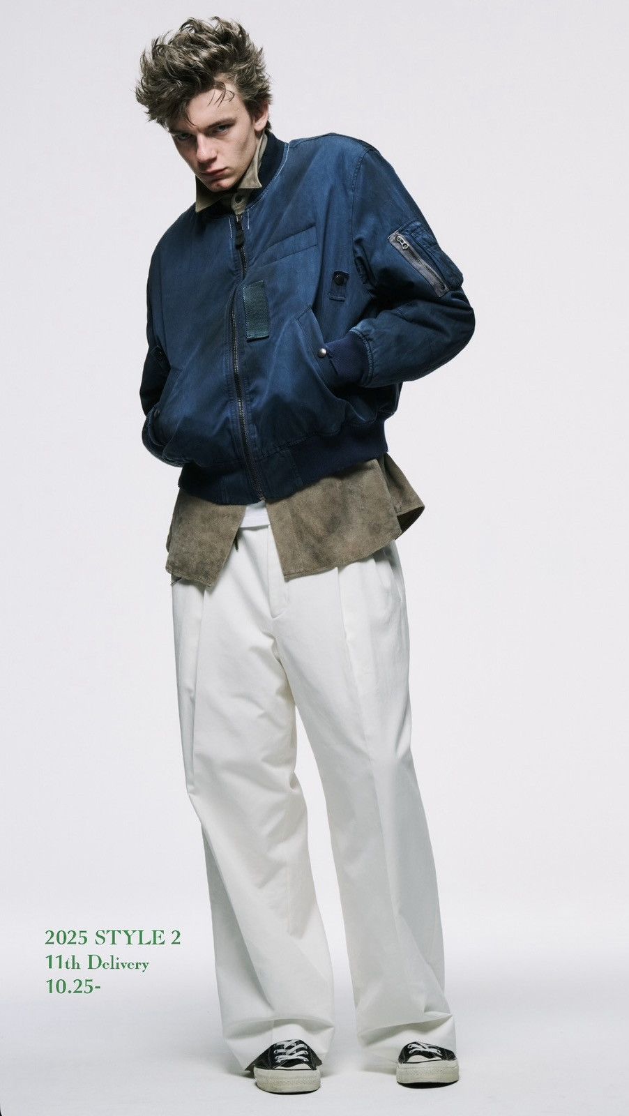 A.PRESSE A.presse vintage silk flight jacket navy size 5 Size US XXL / EU 58 / 5 - 2 Thumbnail