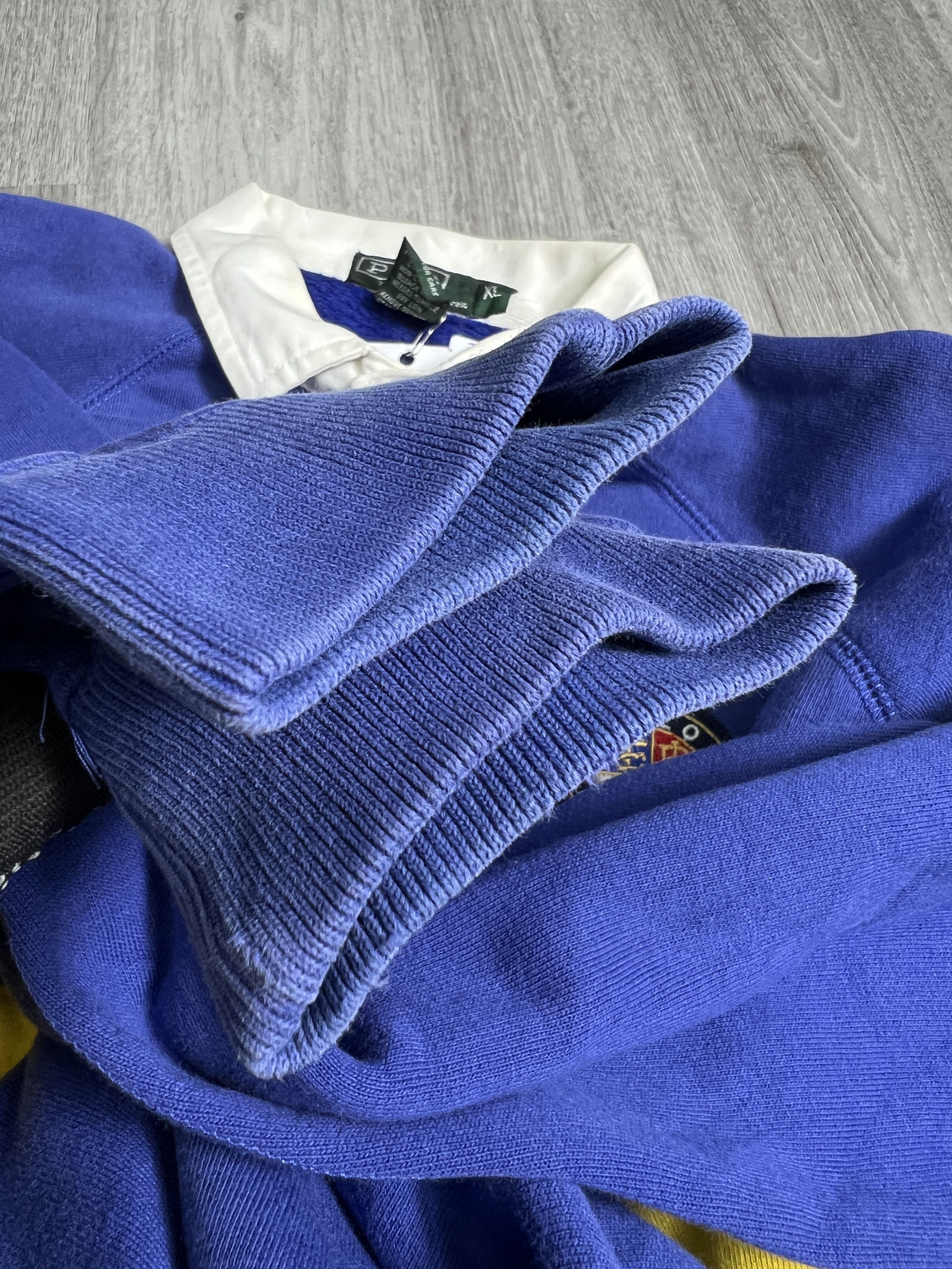 Polo Ralph Lauren VTG Polo Ralph Lauren Cookie Logo Rugby Shirt (XL) JKA320 Size US XL / EU 56 / 4 - 4 Thumbnail