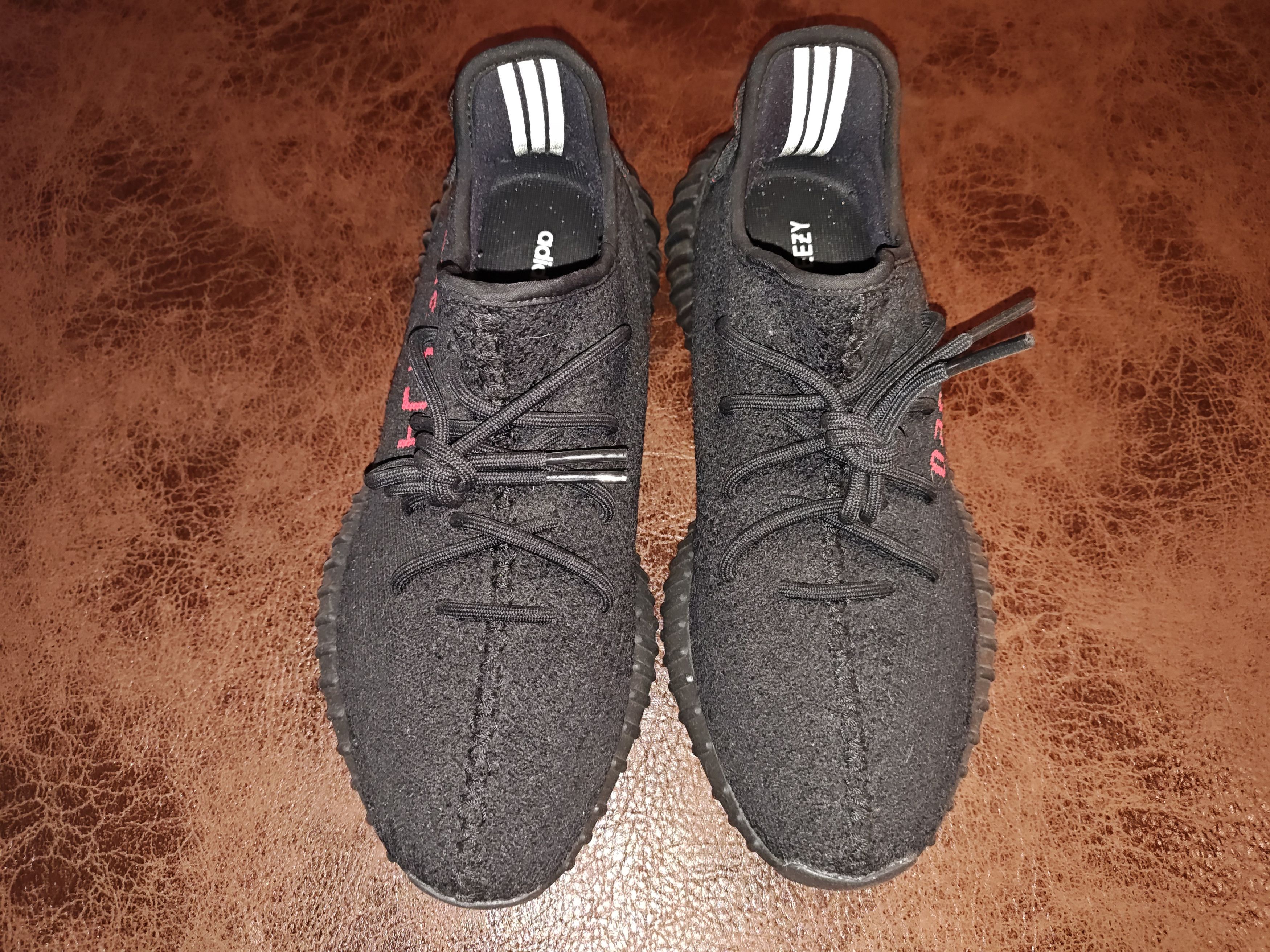 Adidas × Yeezy Adidas Yeezy 350 Boost V2 Bred Size US 10.5 / EU 43-44 - 3 Thumbnail