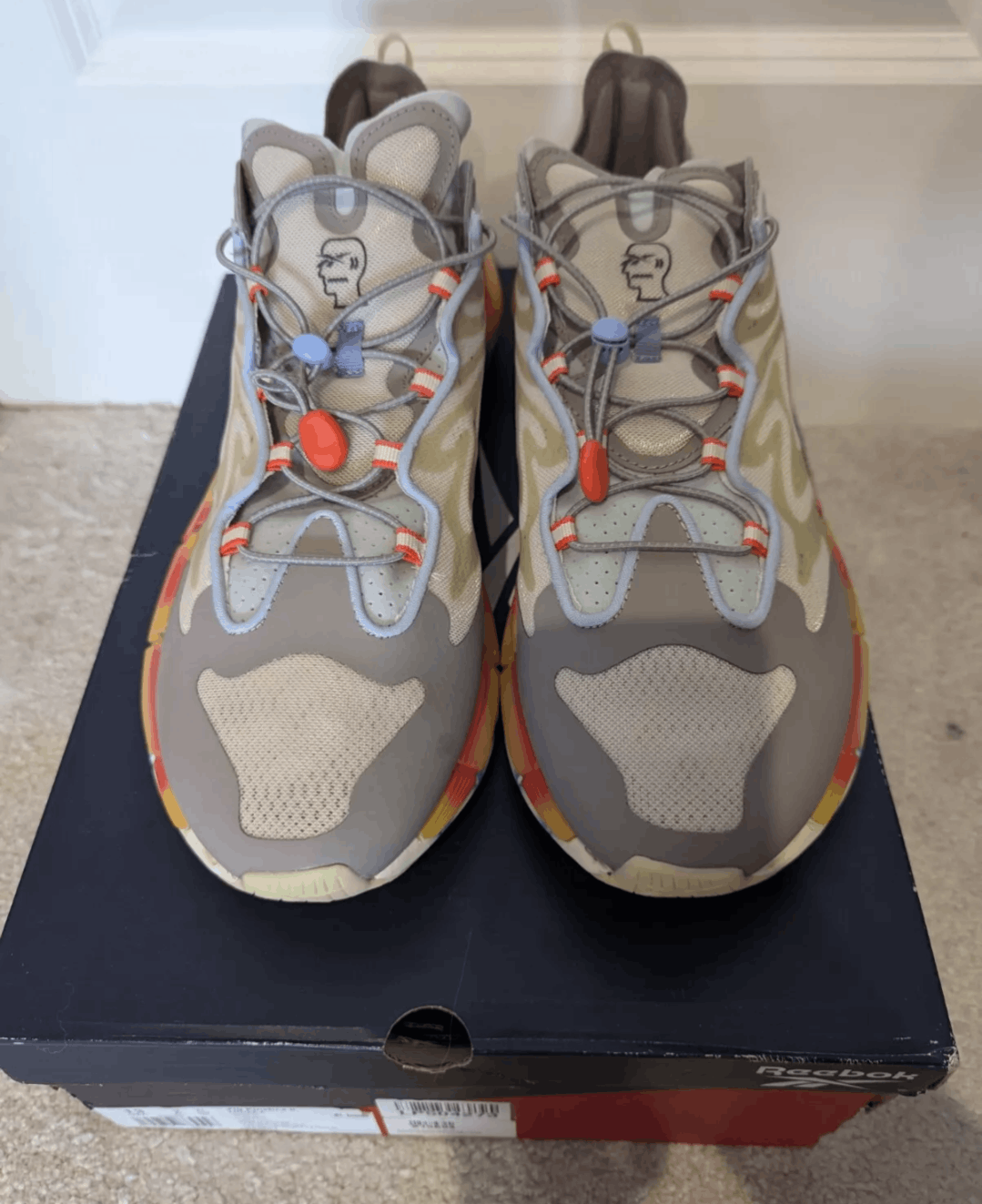 Brain Dead × Reebok Reebok Brain Dead x Zig Kinetica 2 Mad Science - Lemon Glow Size US 13 / EU 46 - 2 Thumbnail
