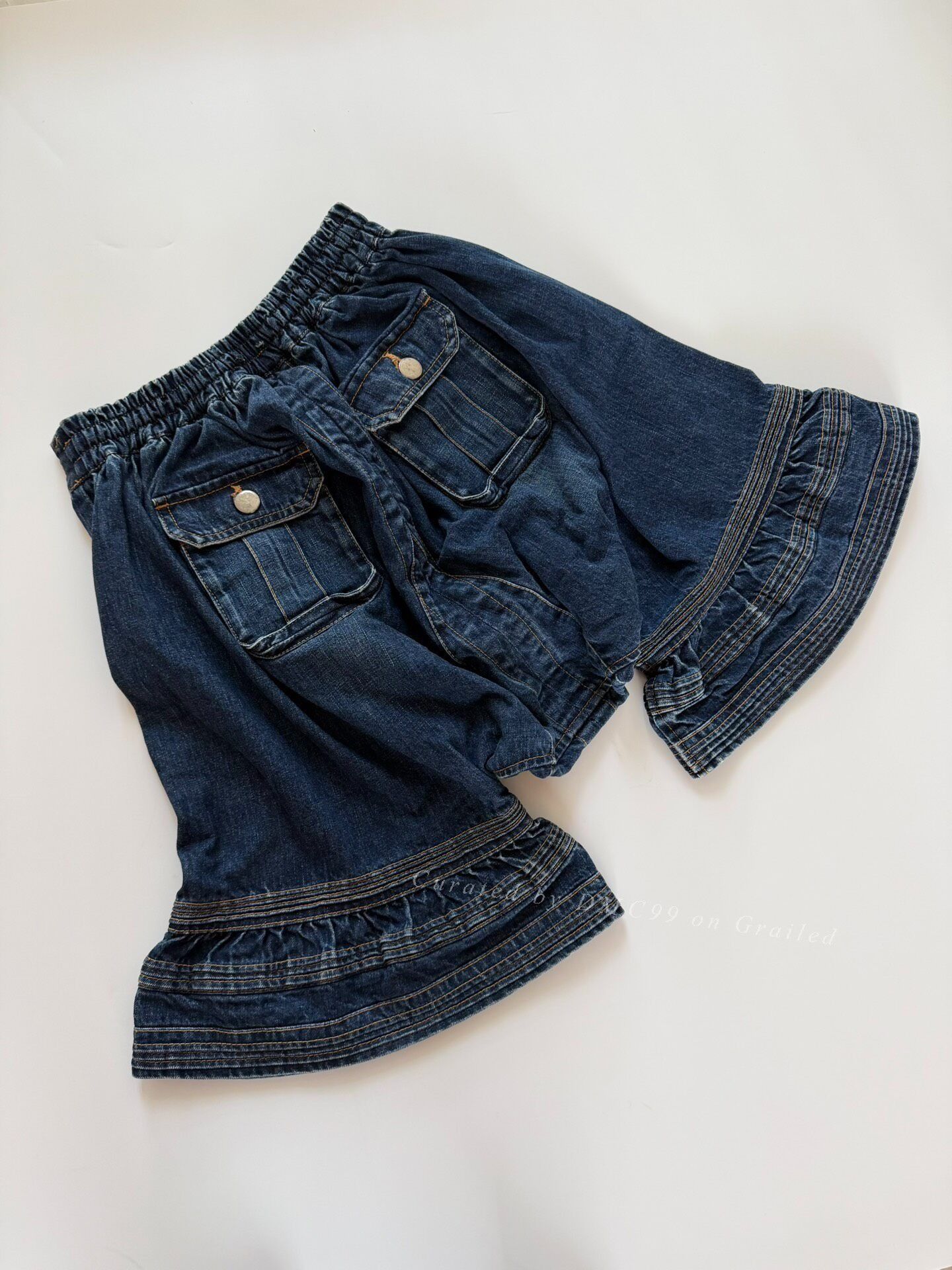 Rei Kawakubo Comme des Garçons 2005 Tricot Flared Jeans Size 27" / US 4 / IT 40 - 1 Thumbnail